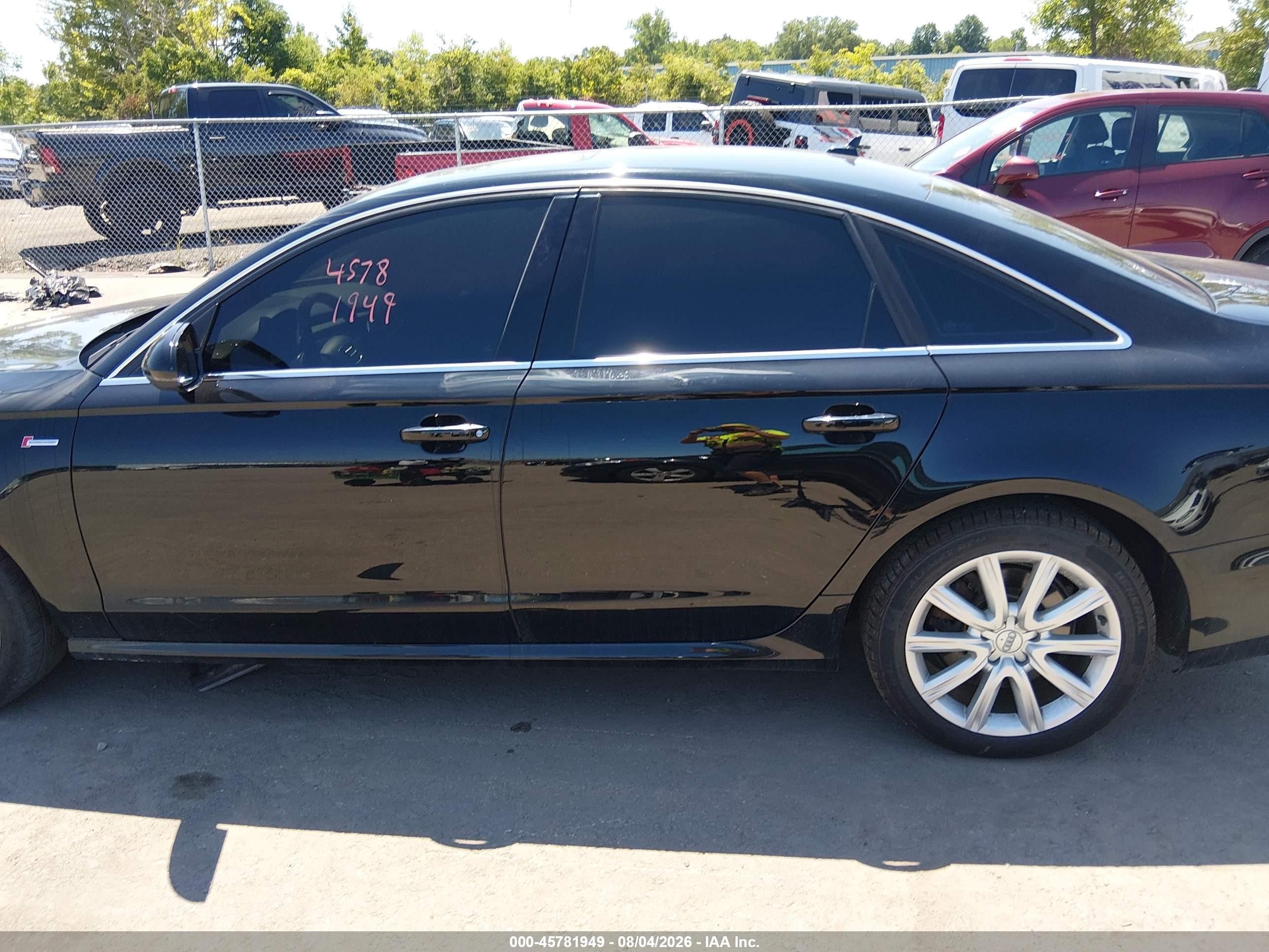 2013 Audi A6 3.0t Premium Black vin: WAUJGAFC3DN118217