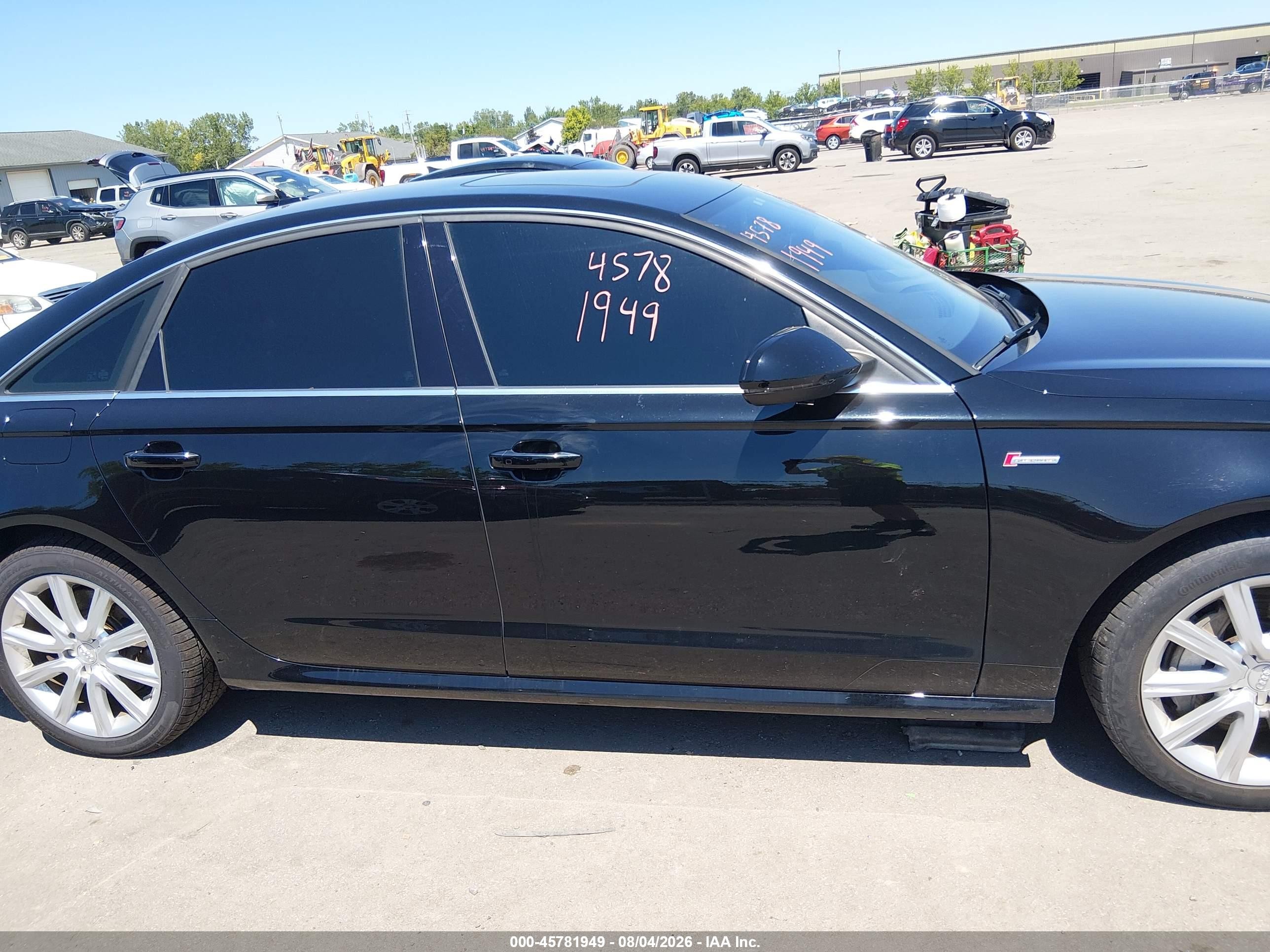 2013 Audi A6 3.0t Premium Black vin: WAUJGAFC3DN118217