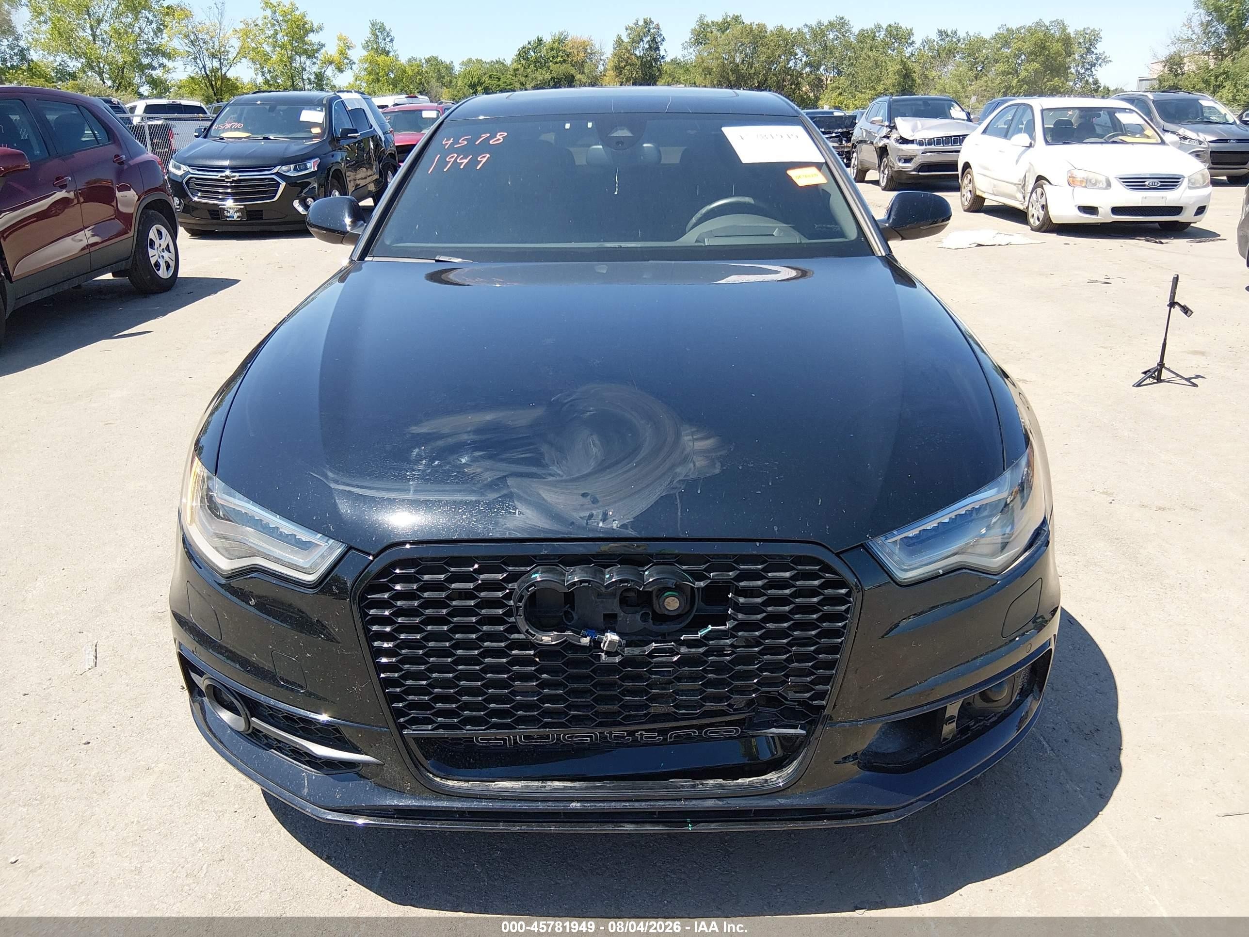 2013 Audi A6 3.0t Premium Black vin: WAUJGAFC3DN118217
