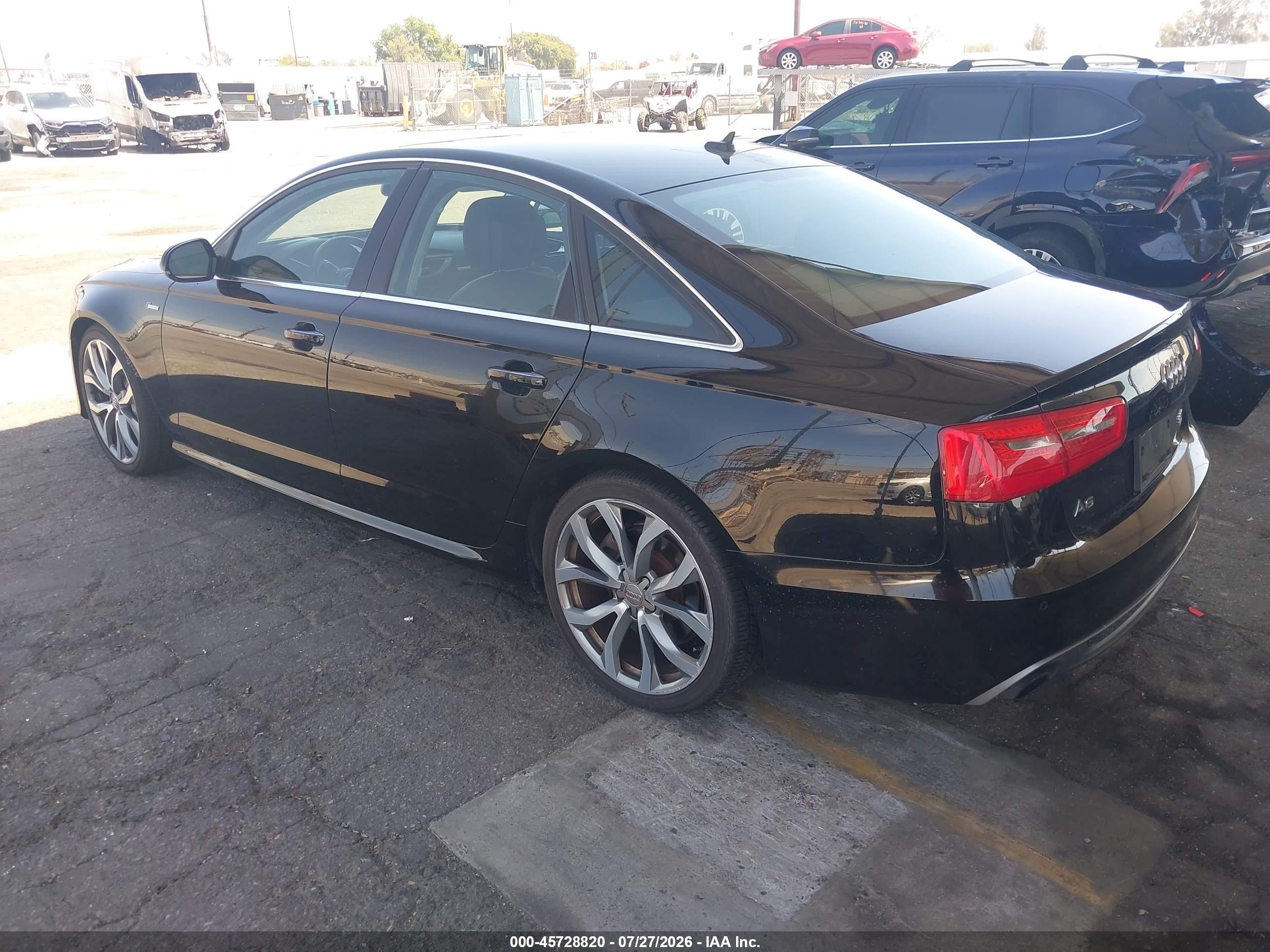 2012 Audi A6 3.0t Prestige Black vin: WAUJGAFC4CN091768