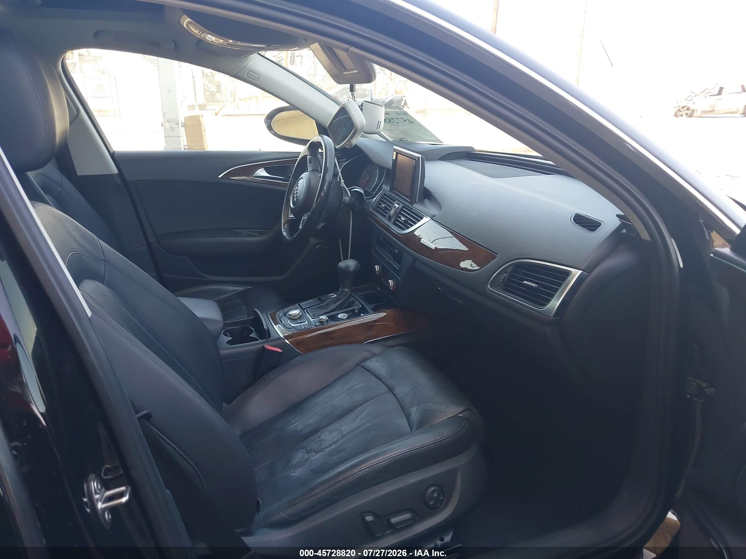 2012 Audi A6 3.0t Prestige Black vin: WAUJGAFC4CN091768
