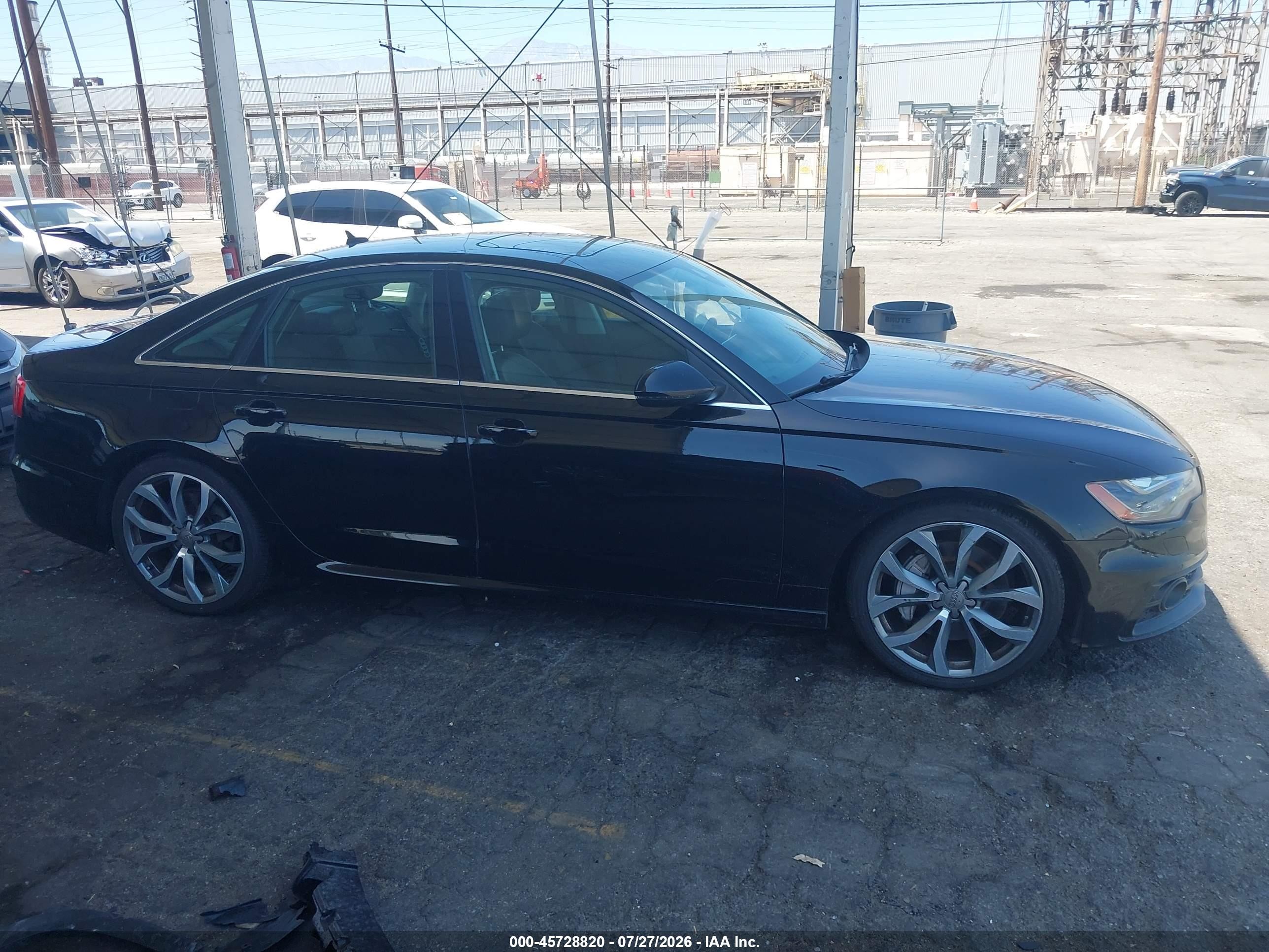 2012 Audi A6 3.0t Prestige Black vin: WAUJGAFC4CN091768