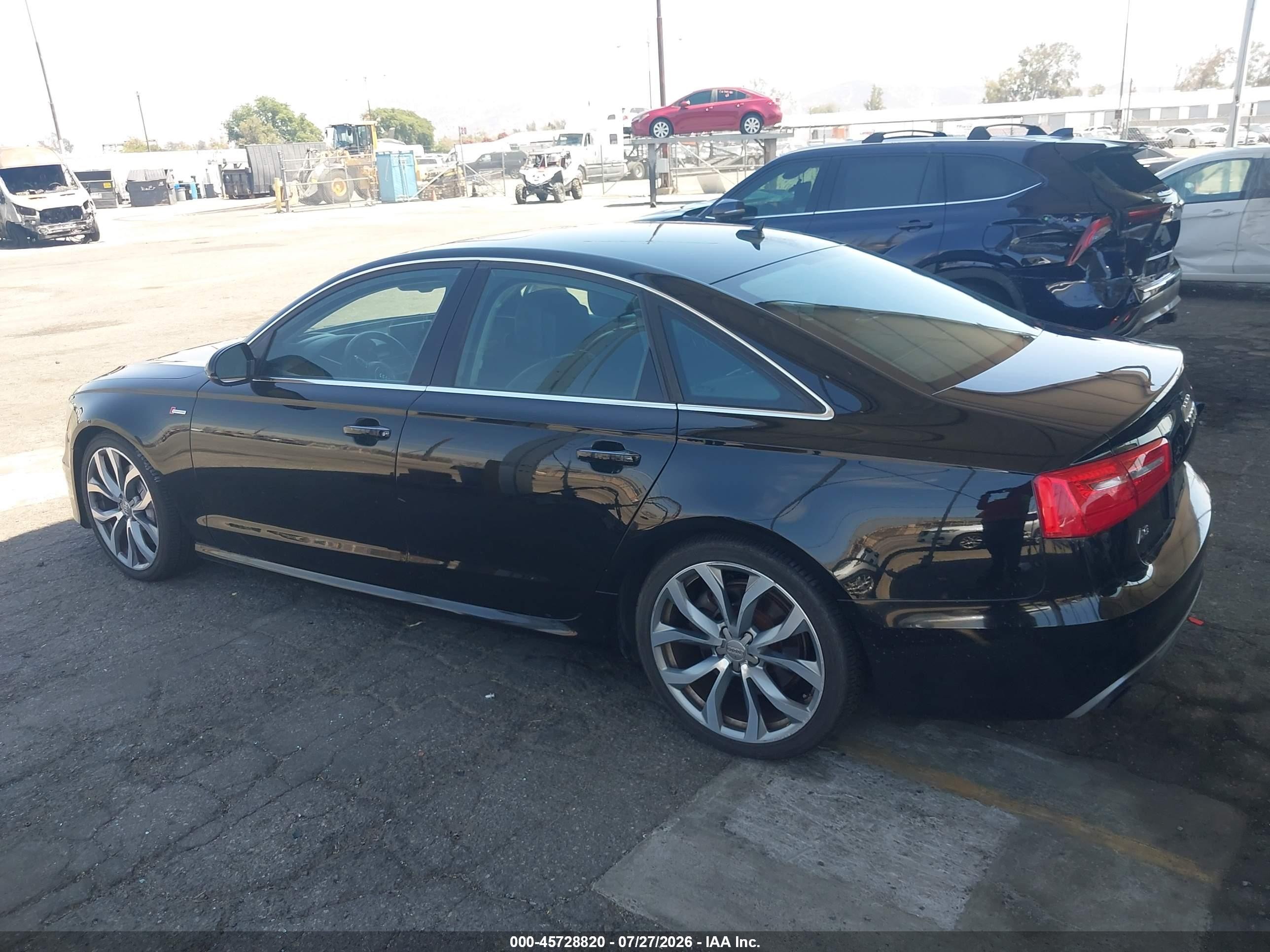 2012 Audi A6 3.0t Prestige Black vin: WAUJGAFC4CN091768