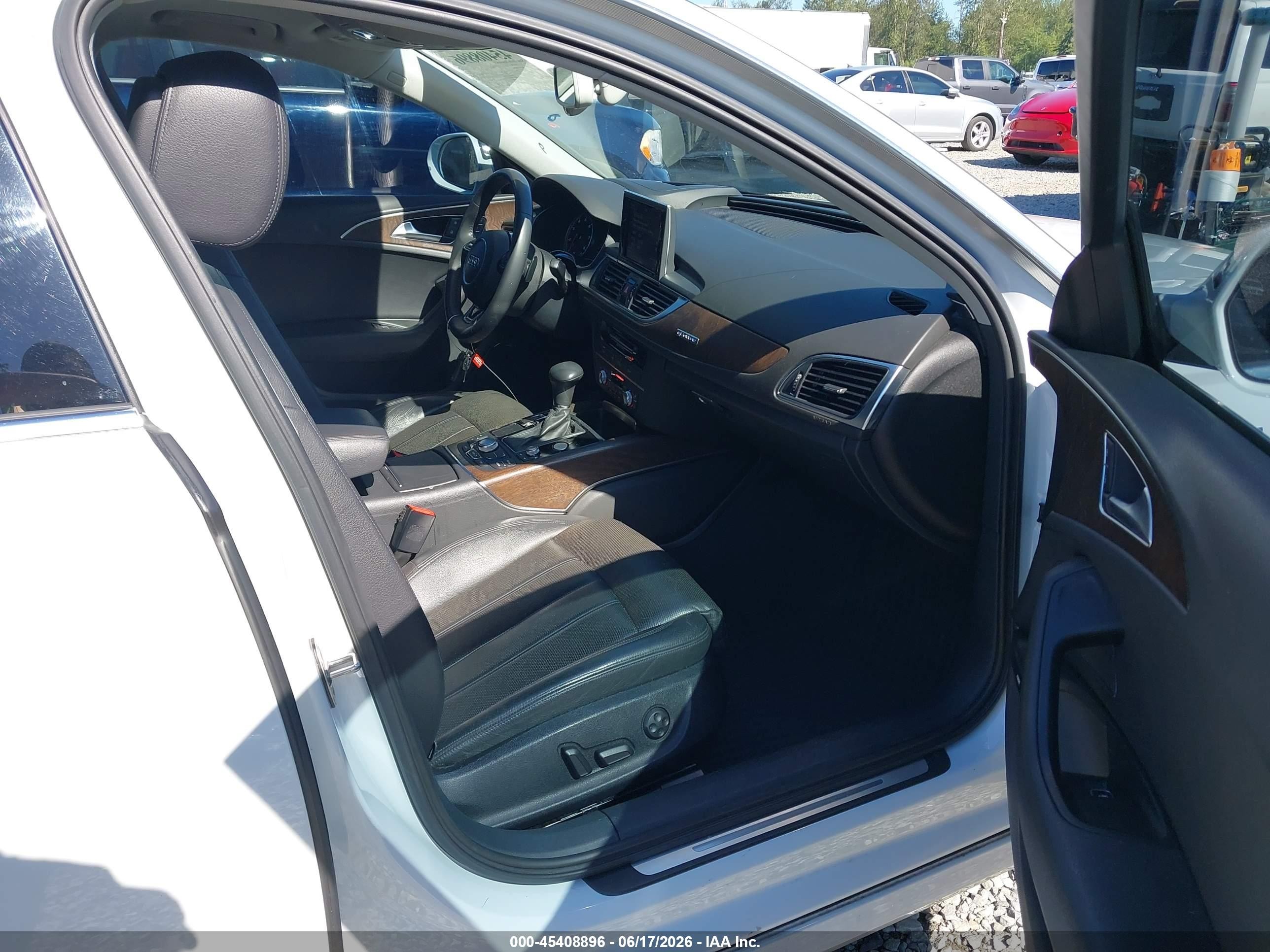 2013 Audi A6 3.0t Premium White vin: WAUJGAFC6DN081468