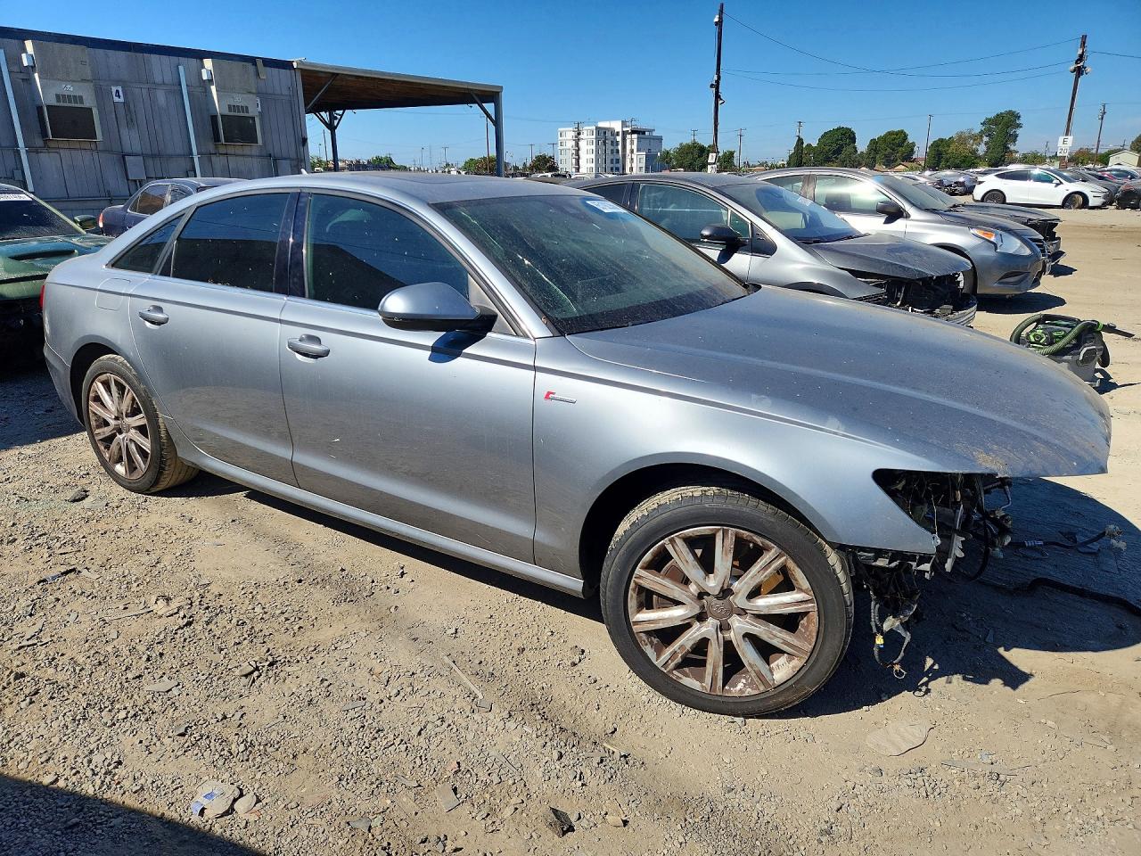 2012 Audi A6 Prestige Серебряный vin: WAUJGAFC8CN066646