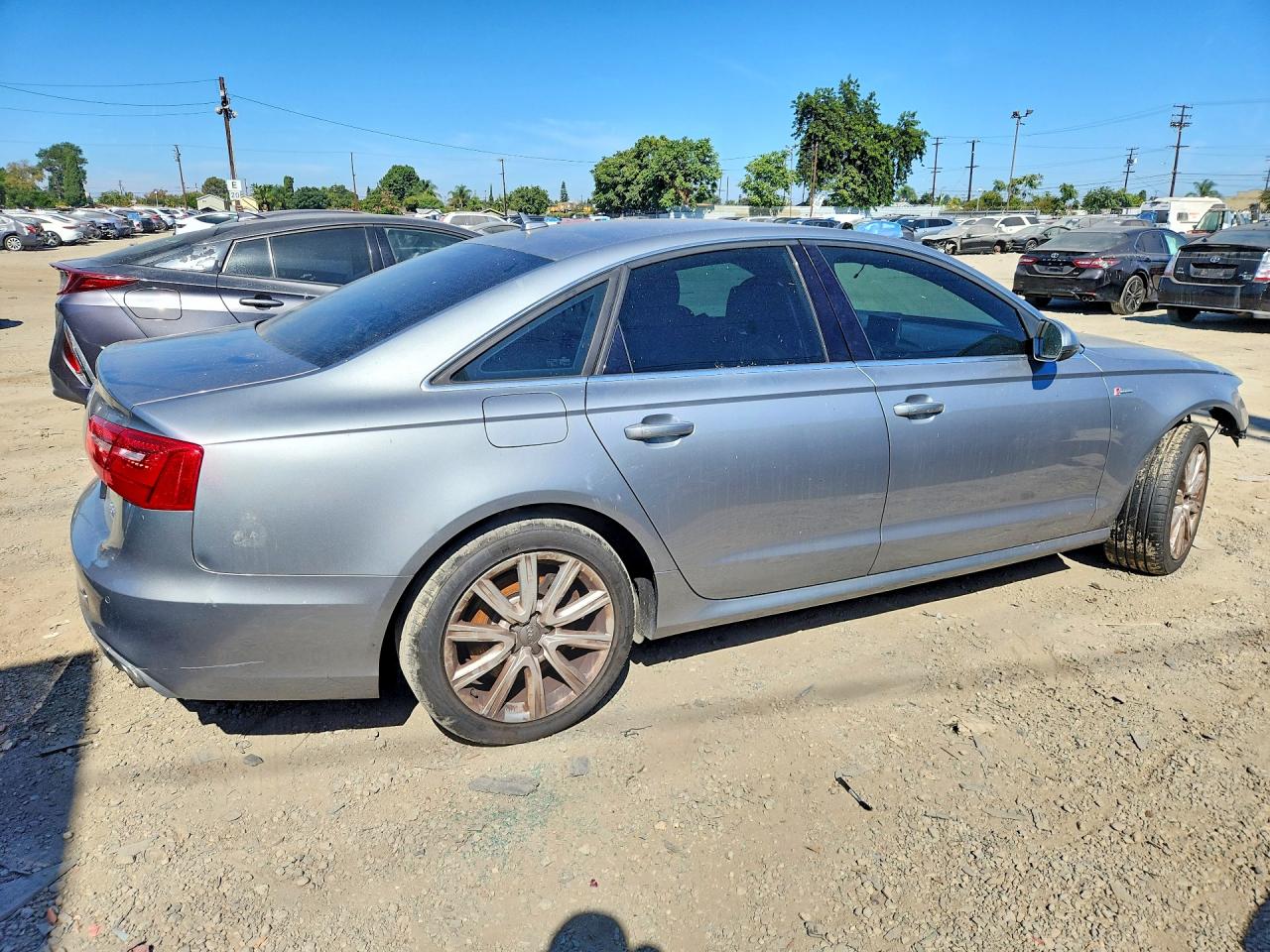 2012 Audi A6 Prestige Серебряный vin: WAUJGAFC8CN066646