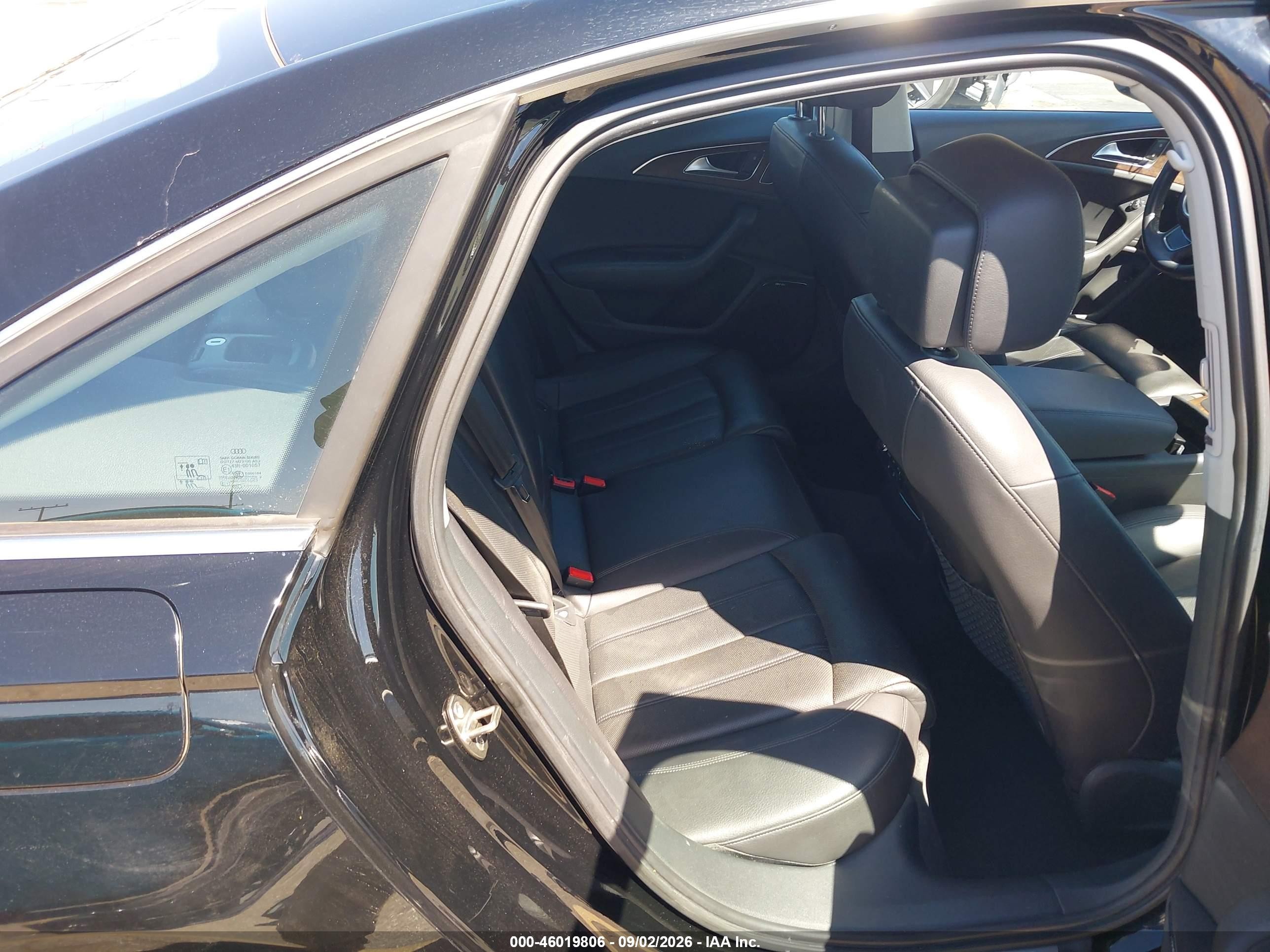 2013 Audi A6 3.0t Premium Black vin: WAUJGAFC8DN047676