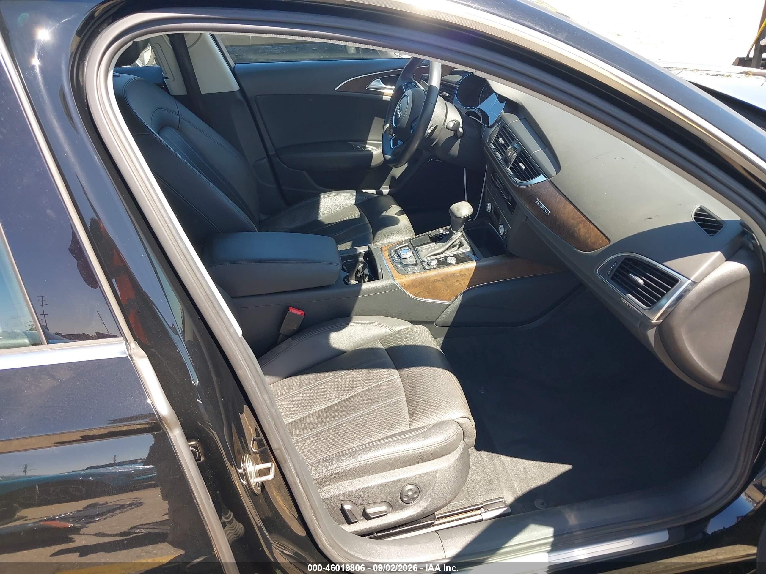 2013 Audi A6 3.0t Premium Black vin: WAUJGAFC8DN047676