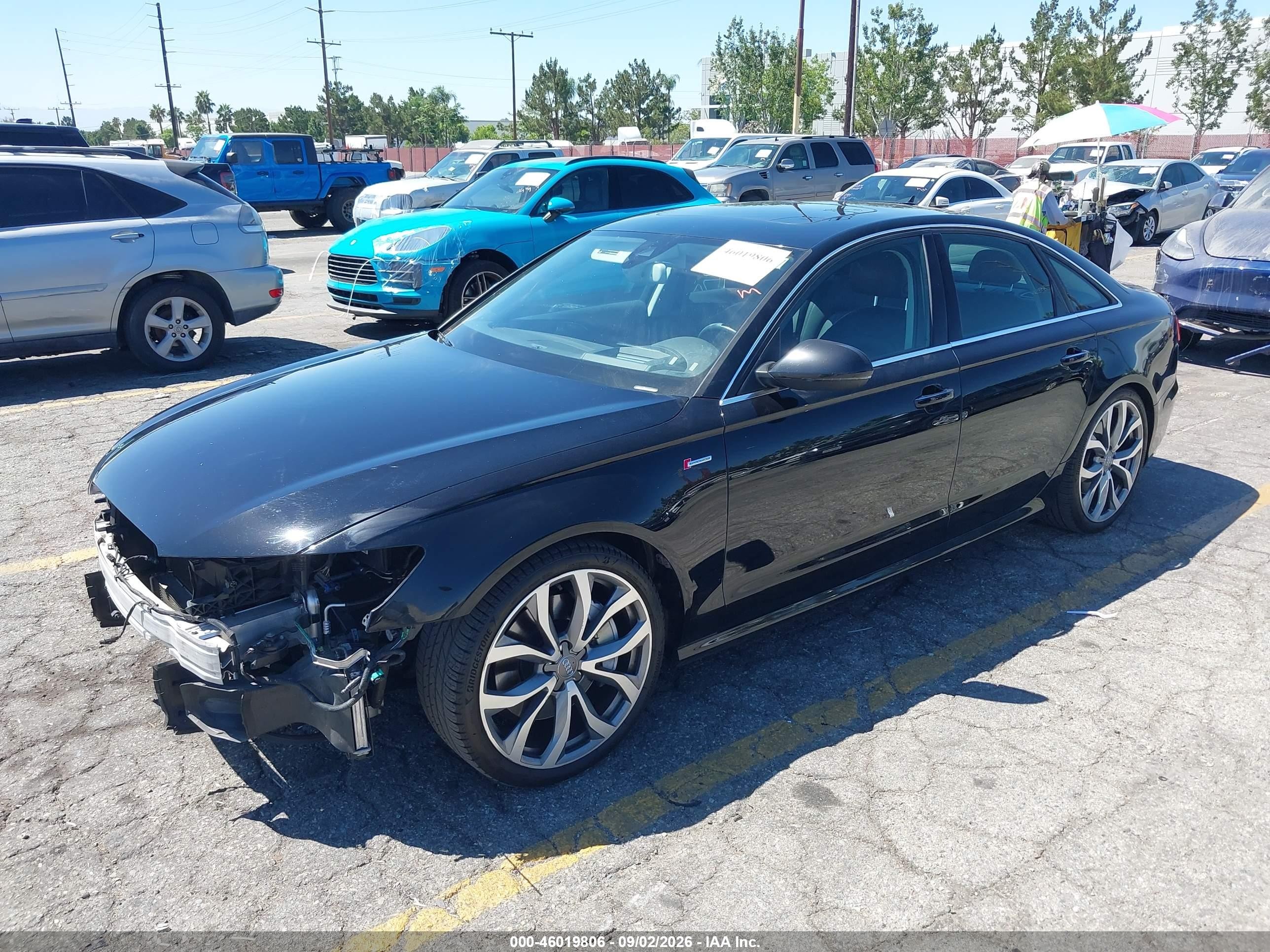 2013 Audi A6 3.0t Premium Black vin: WAUJGAFC8DN047676
