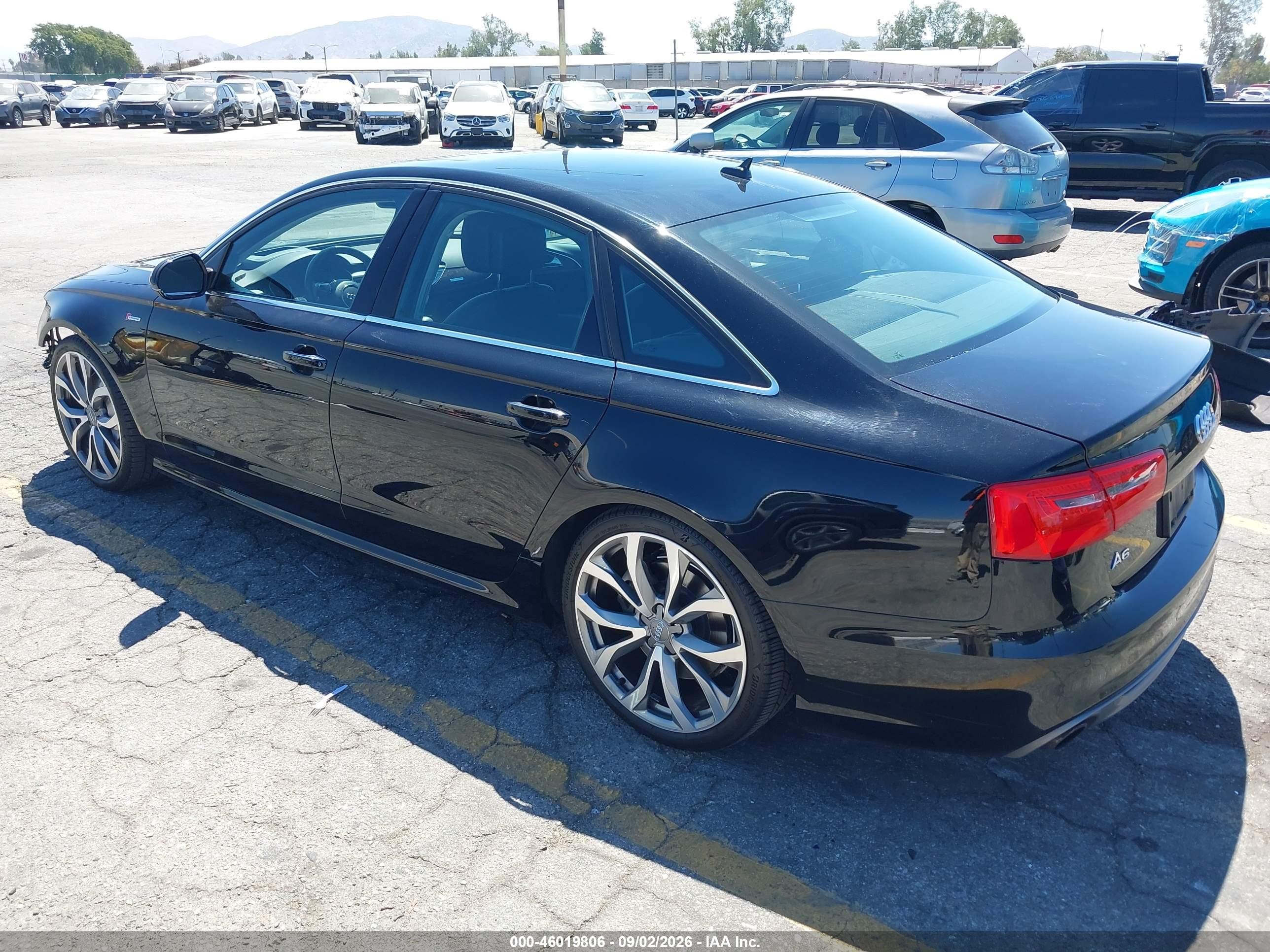 2013 Audi A6 3.0t Premium Black vin: WAUJGAFC8DN047676