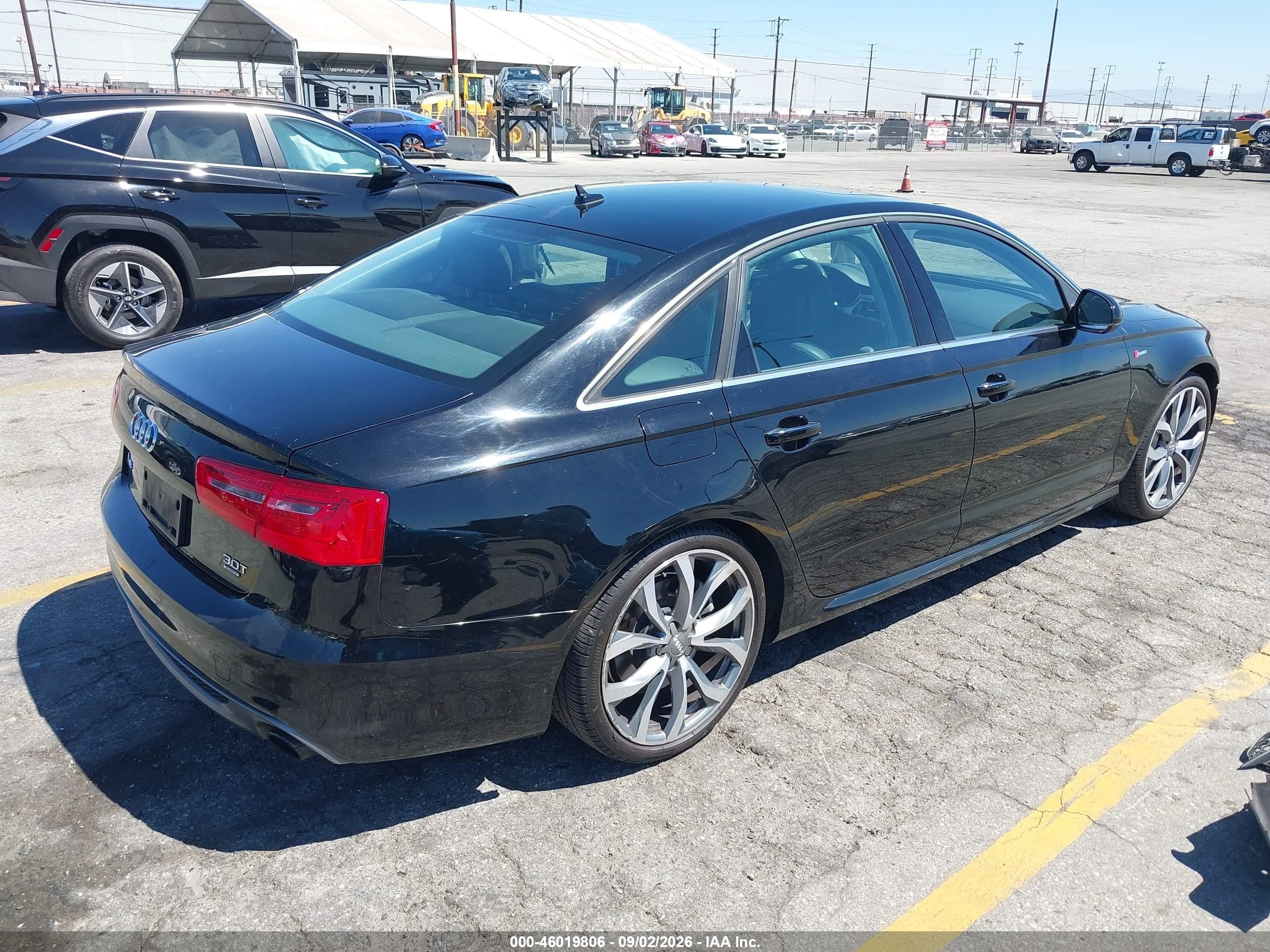 2013 Audi A6 3.0t Premium Black vin: WAUJGAFC8DN047676