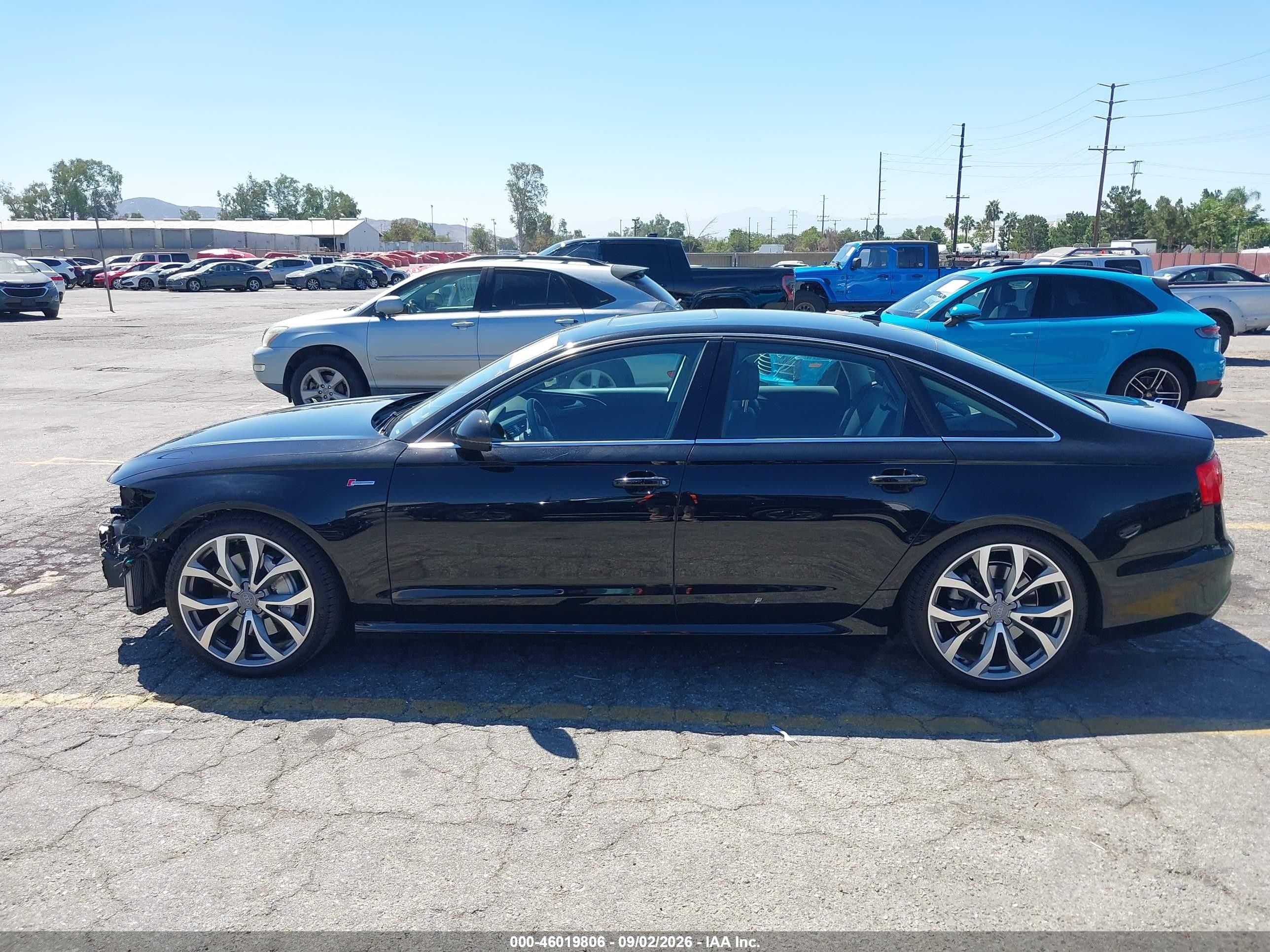 2013 Audi A6 3.0t Premium Black vin: WAUJGAFC8DN047676