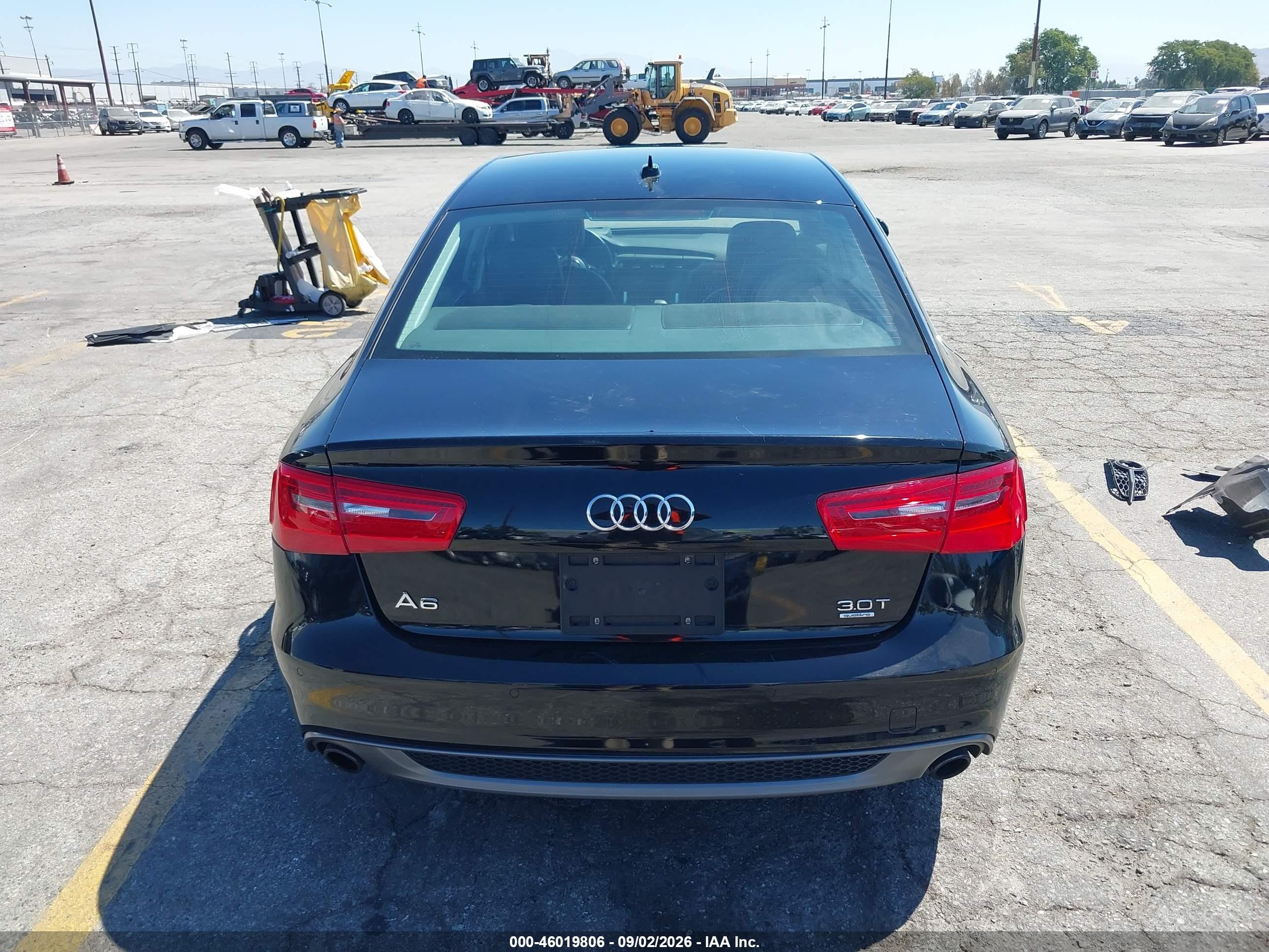 2013 Audi A6 3.0t Premium Black vin: WAUJGAFC8DN047676