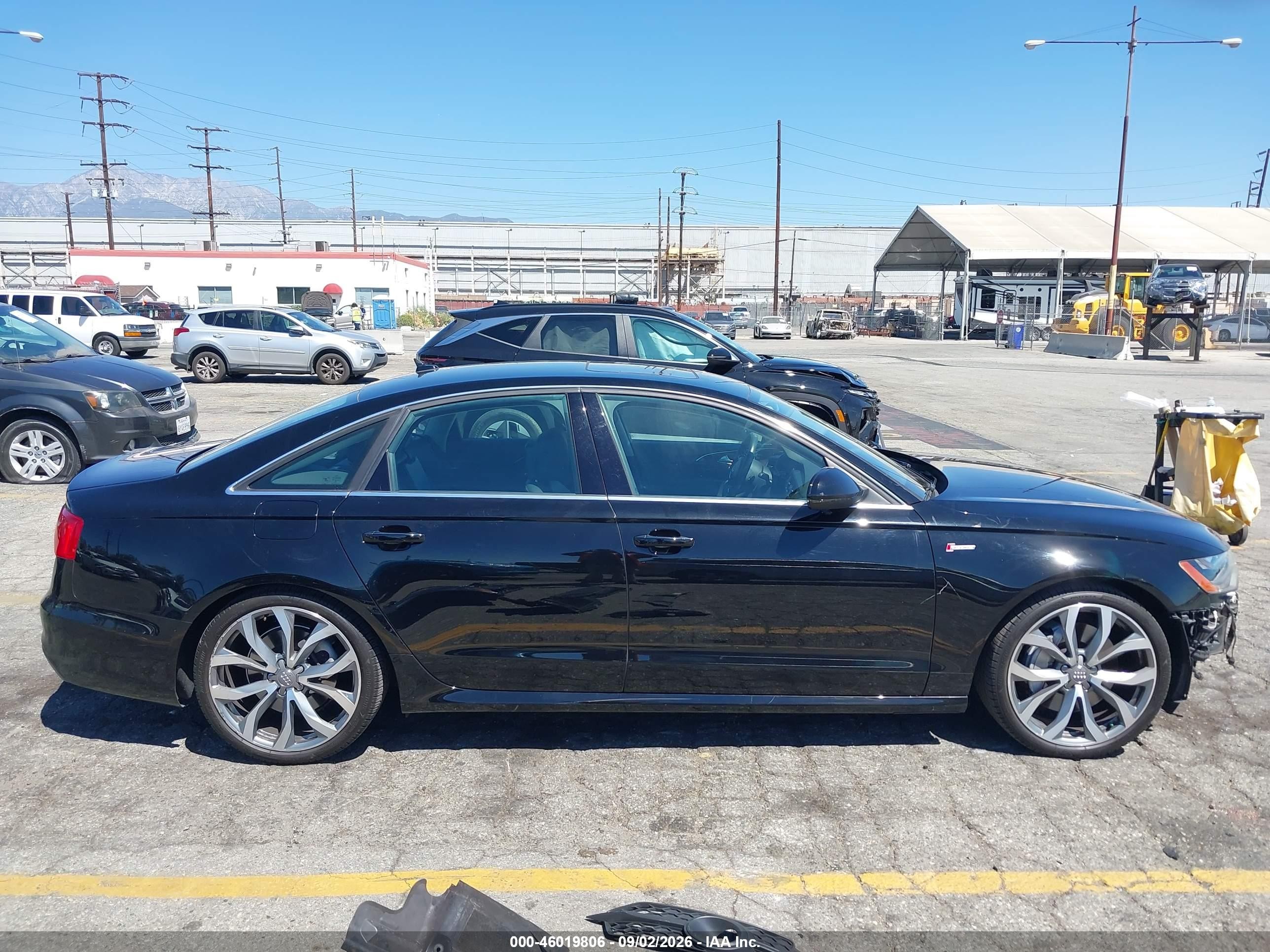 2013 Audi A6 3.0t Premium Black vin: WAUJGAFC8DN047676