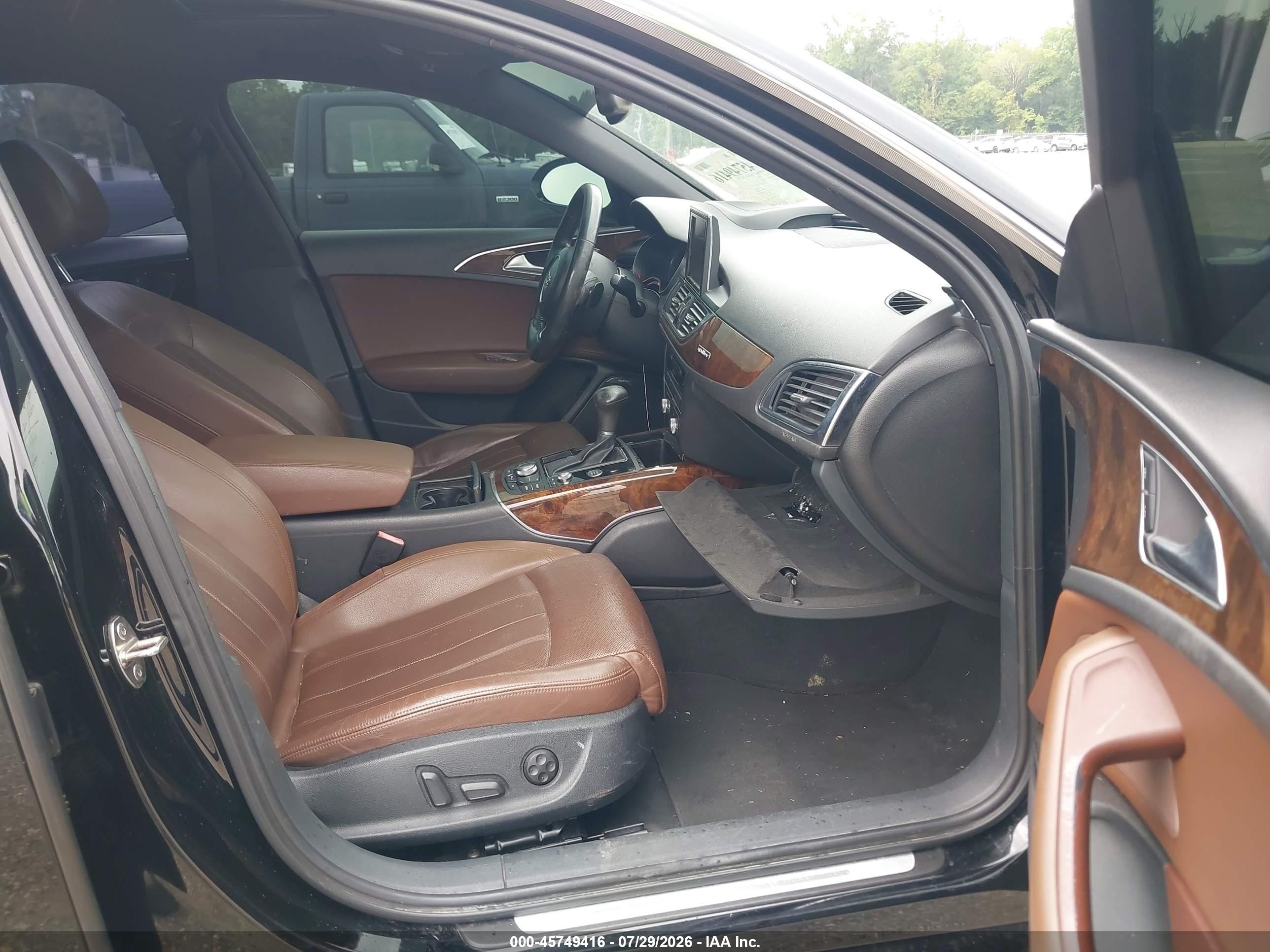 2013 Audi A6 3.0t Premium Black vin: WAUJGAFC8DN148670