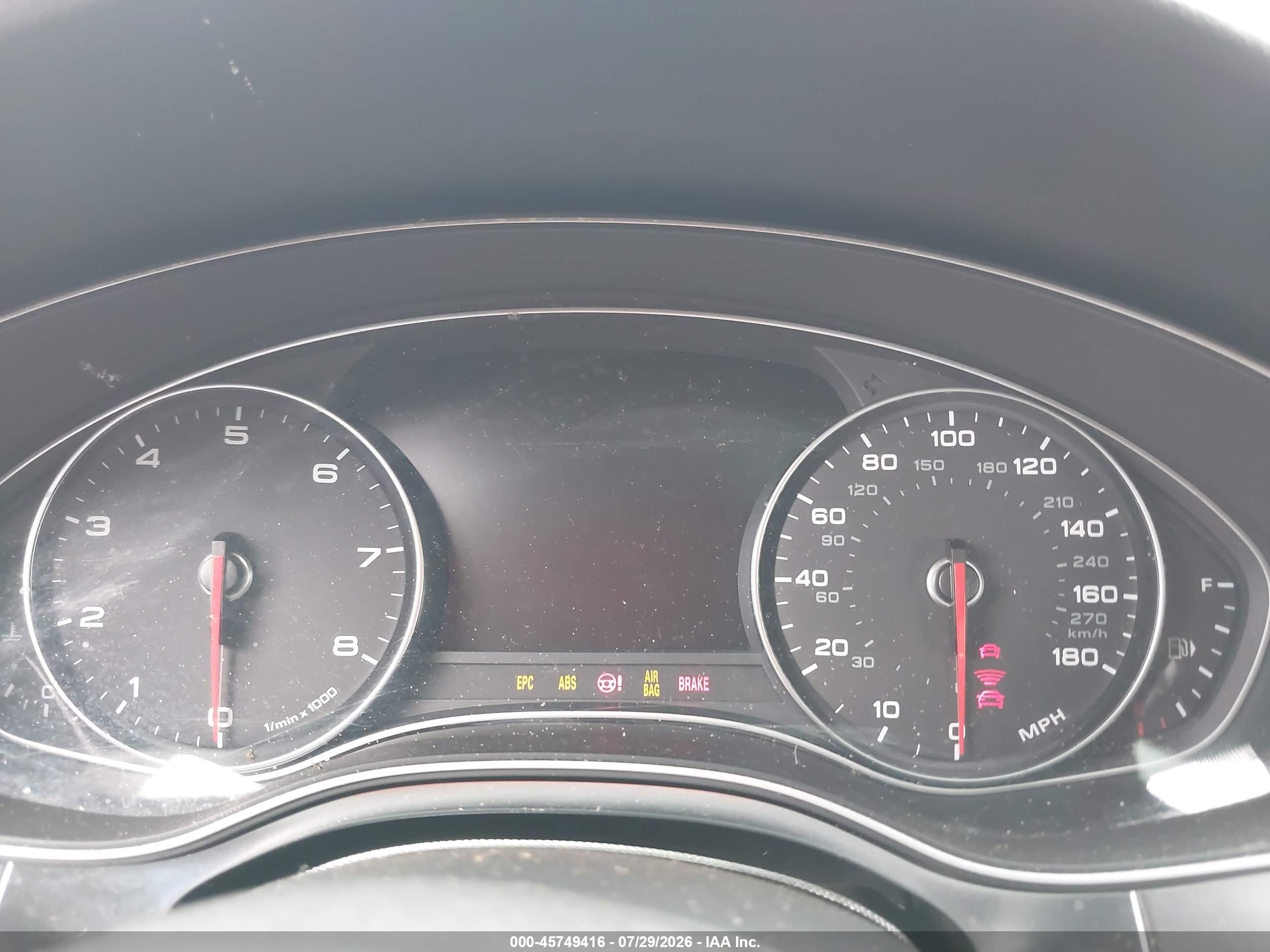 2013 Audi A6 3.0t Premium Black vin: WAUJGAFC8DN148670