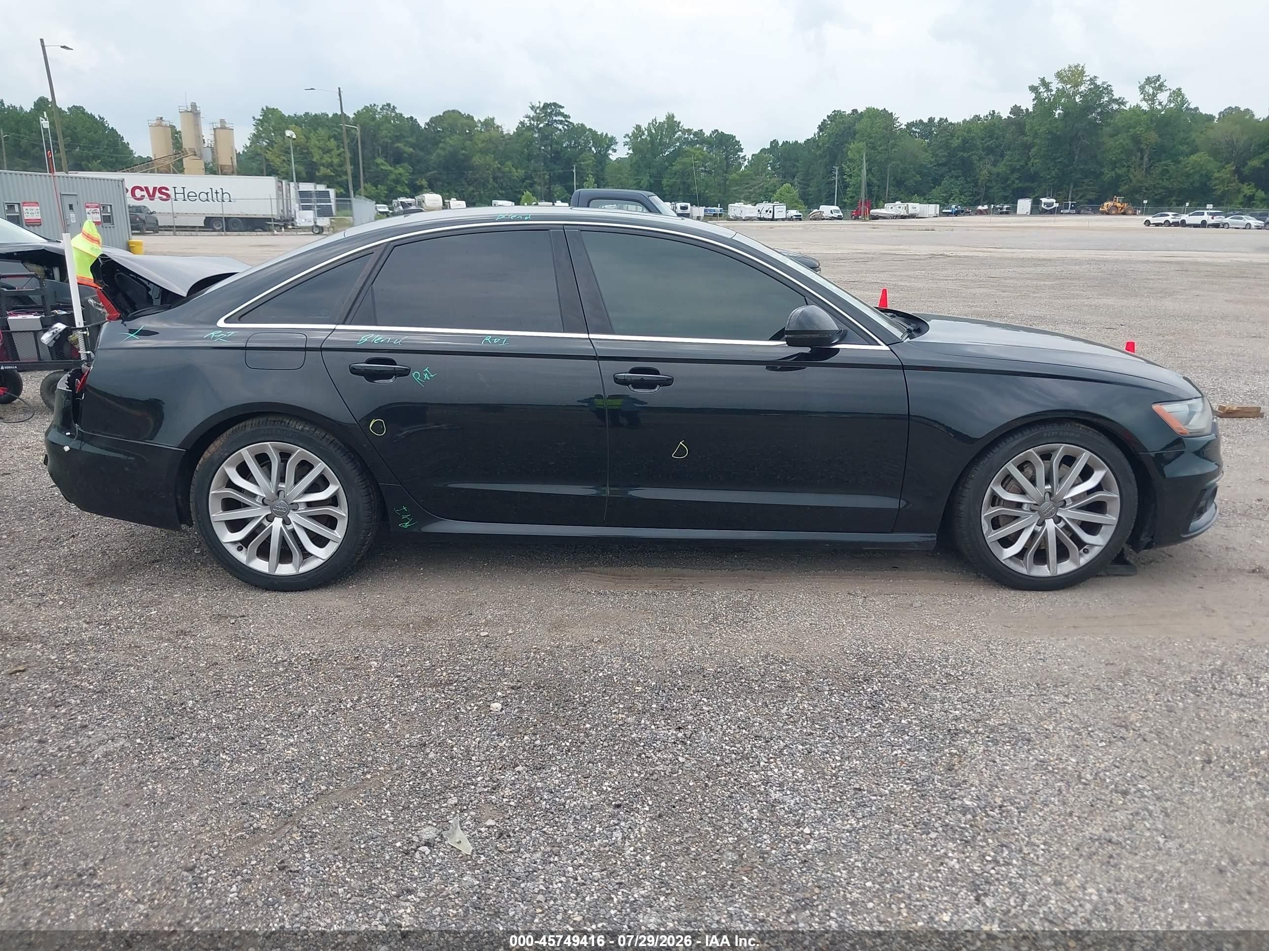 2013 Audi A6 3.0t Premium Black vin: WAUJGAFC8DN148670