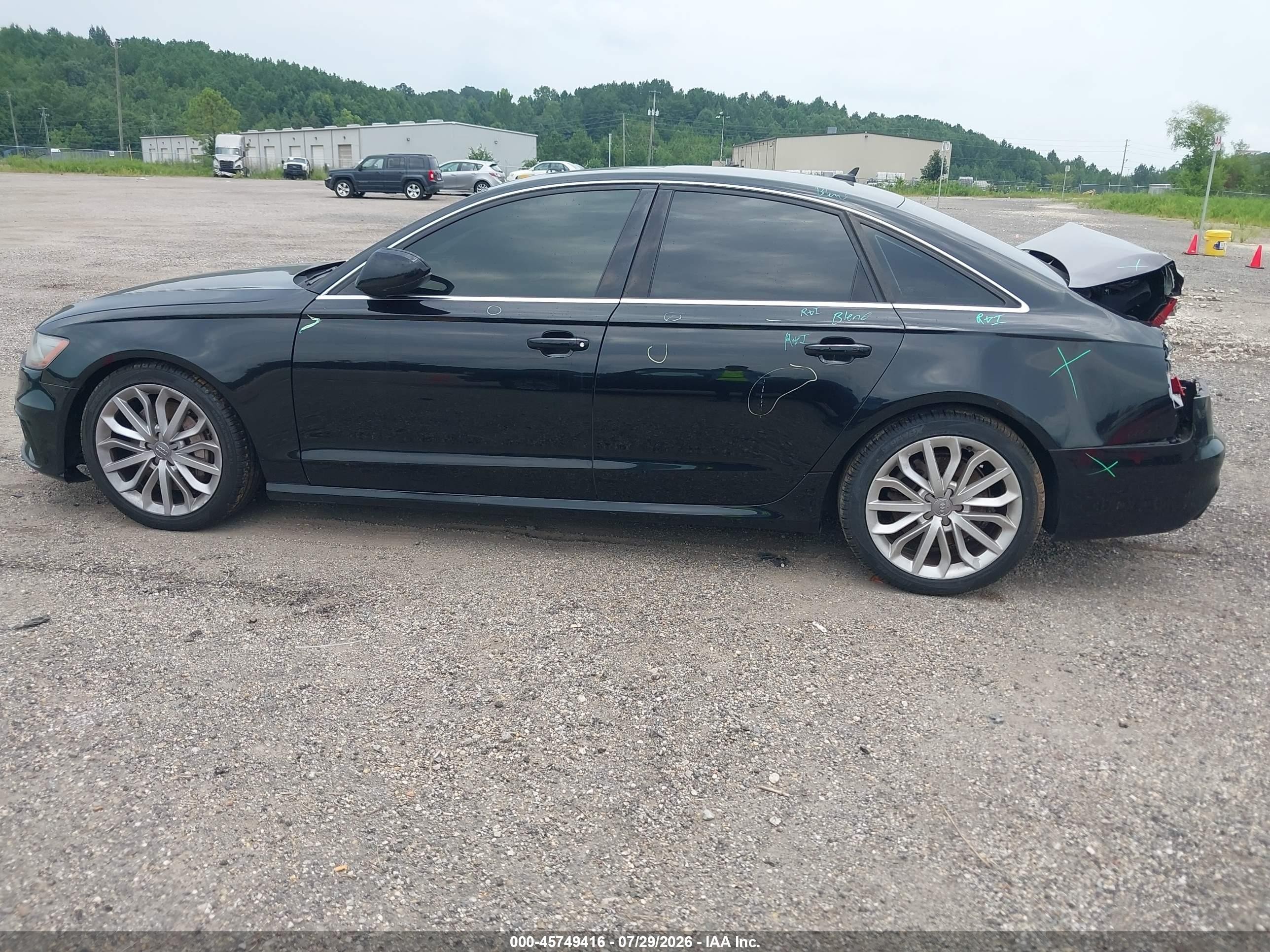 2013 Audi A6 3.0t Premium Black vin: WAUJGAFC8DN148670