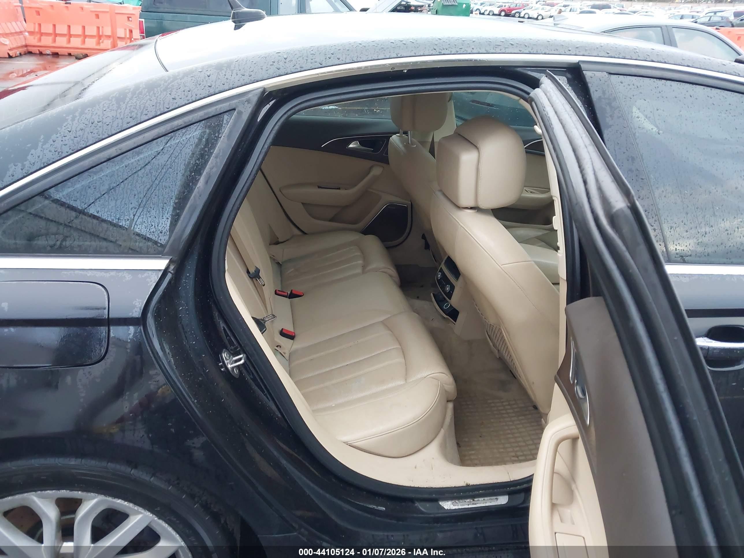 2012 Audi A6 3.0 Premium Черный vin: WAUJGAFCXCN088728
