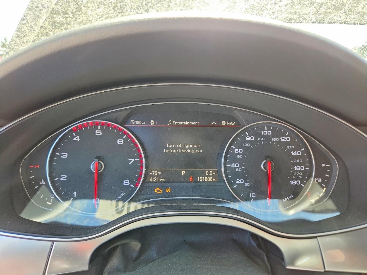 2013 Audi A6 Prestige Black vin: WAUJGAFCXDN008278