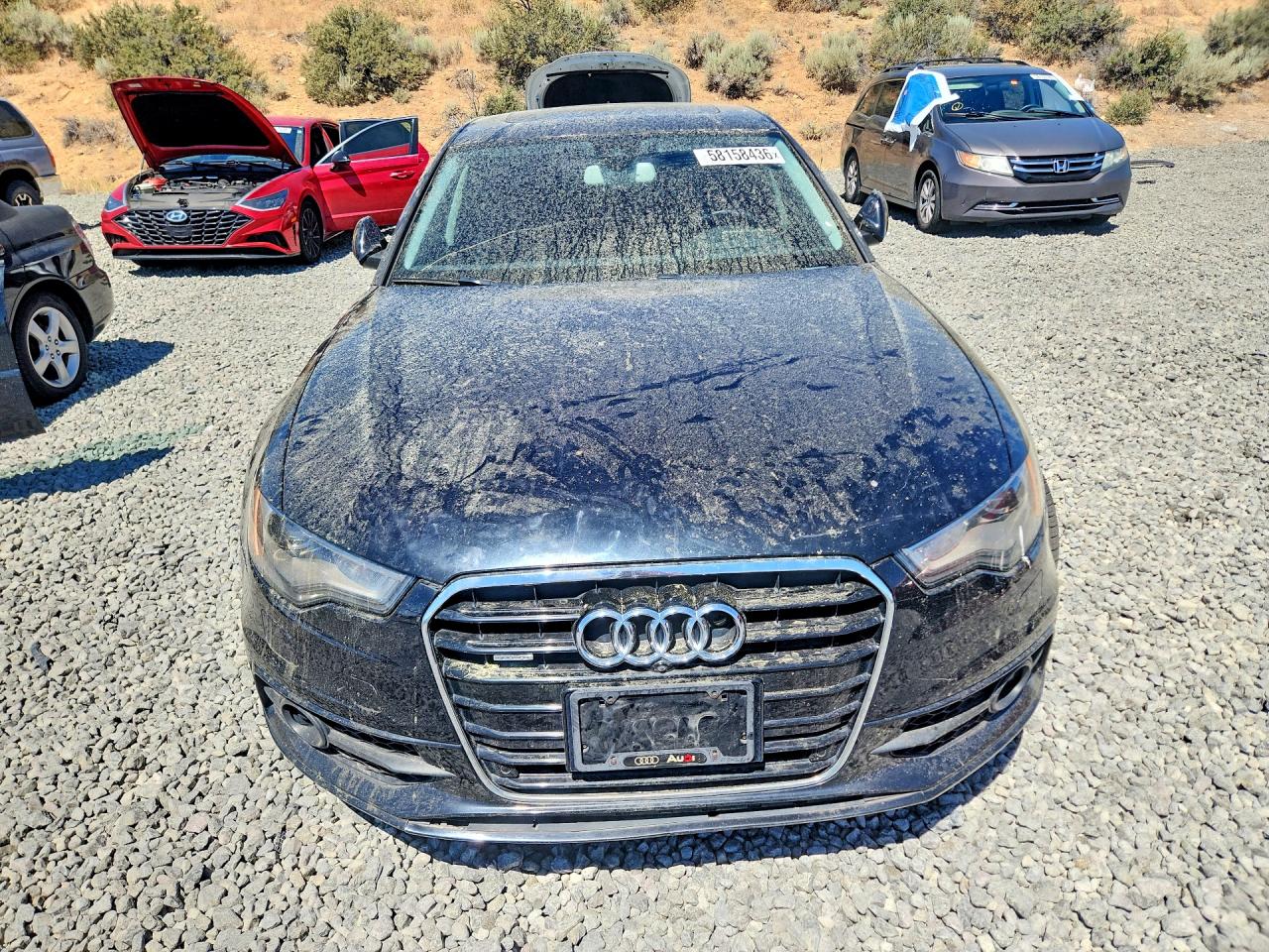 2013 Audi A6 Prestige Black vin: WAUJGAFCXDN008278