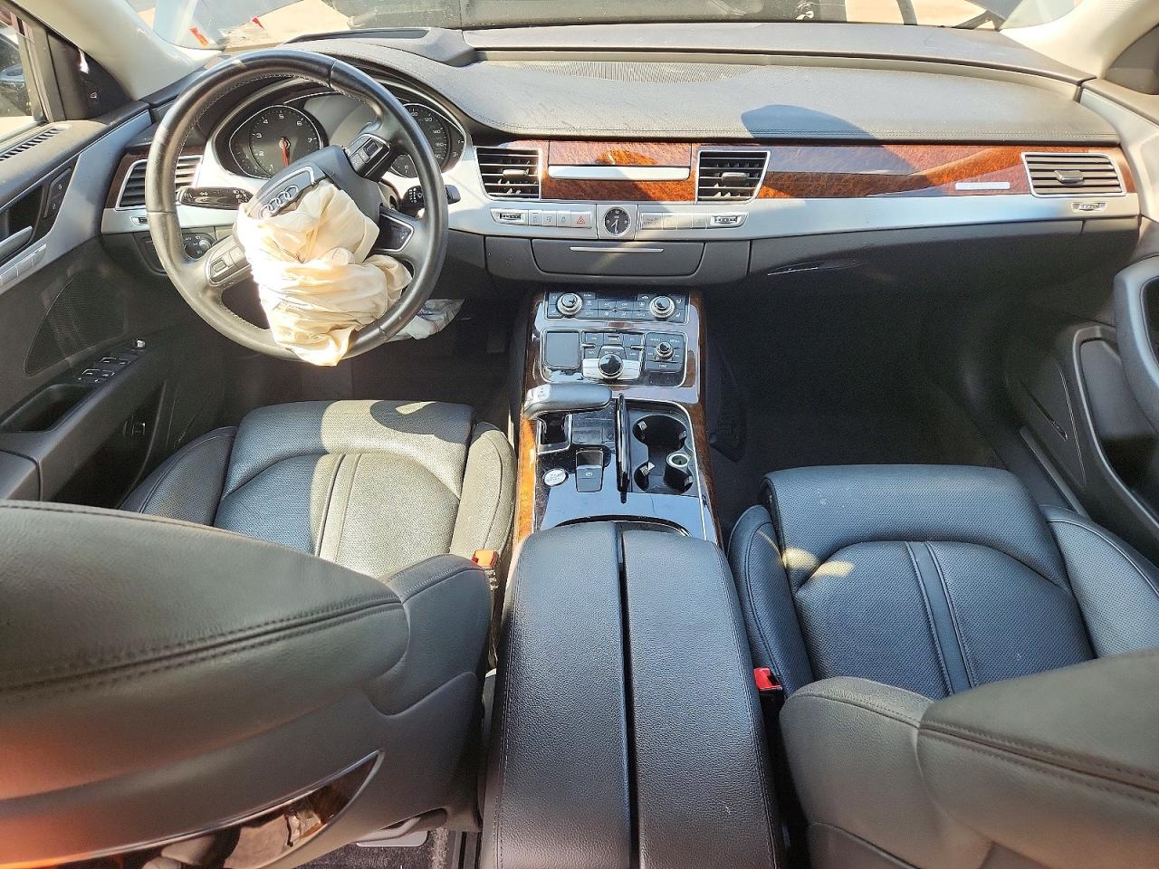 2015 Audi A8 Quattro Black vin: WAUJGAFD0FN008950