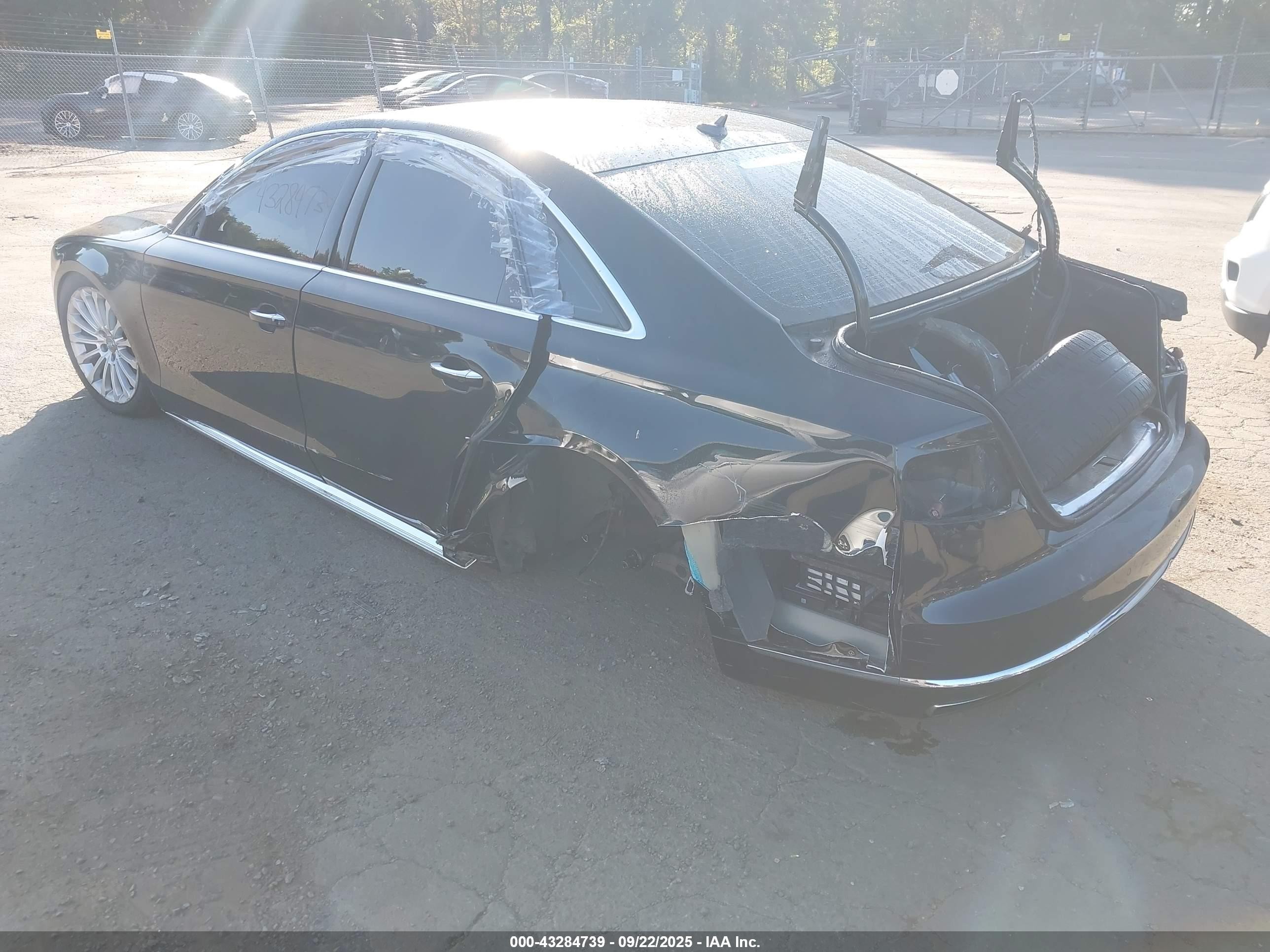 2015 Audi A8 3.0t Black vin: WAUJGAFD7FN032176