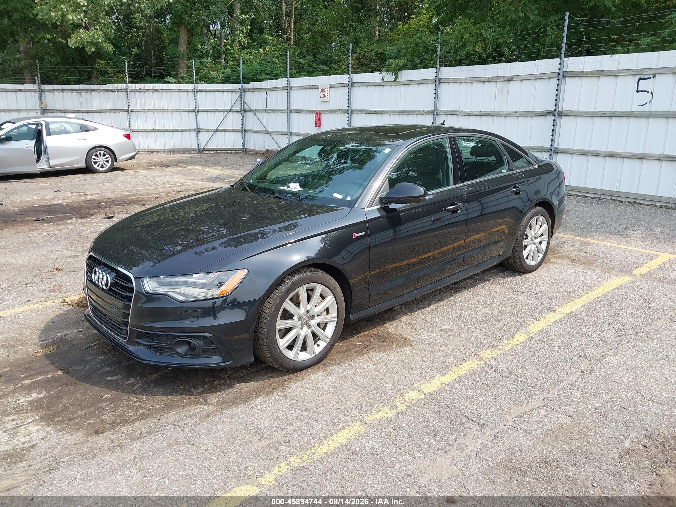 2013 Audi A6 3.0t Premium Black vin: WAUJGBFC2DN014369