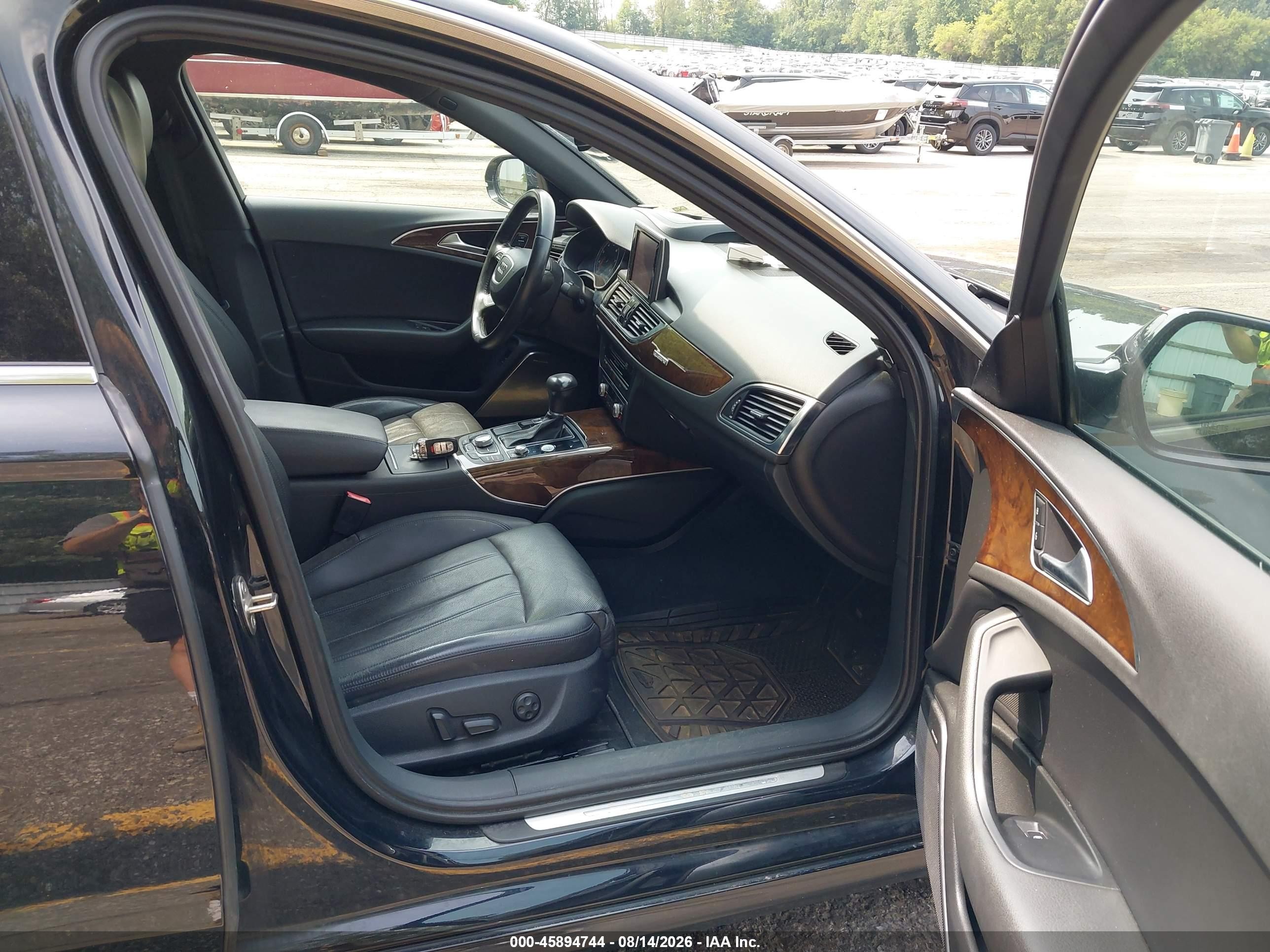2013 Audi A6 3.0t Premium Black vin: WAUJGBFC2DN014369