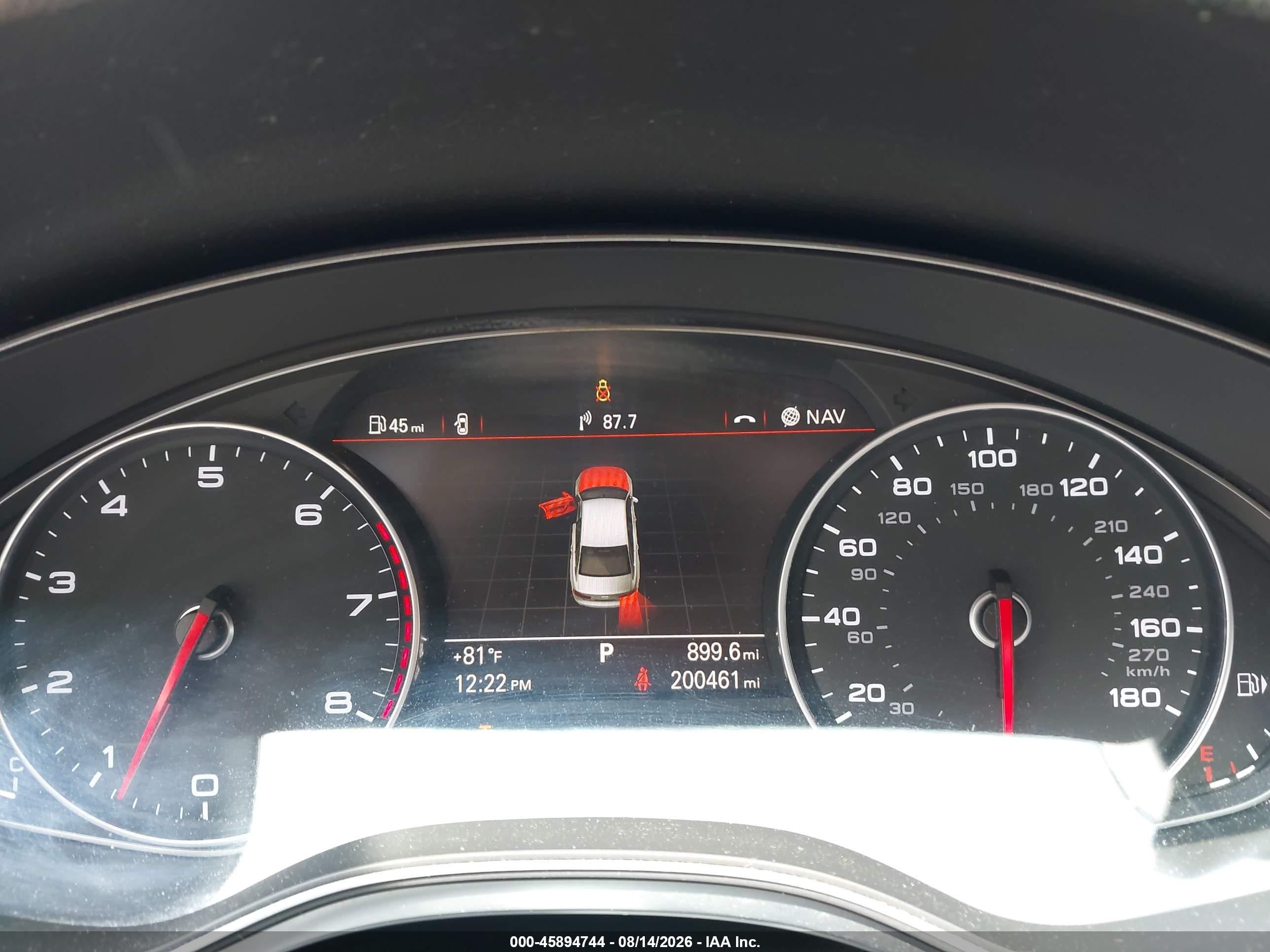 2013 Audi A6 3.0t Premium Black vin: WAUJGBFC2DN014369