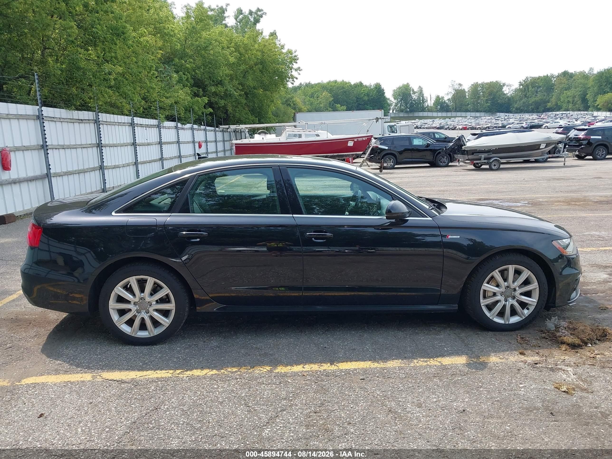 2013 Audi A6 3.0t Premium Black vin: WAUJGBFC2DN014369
