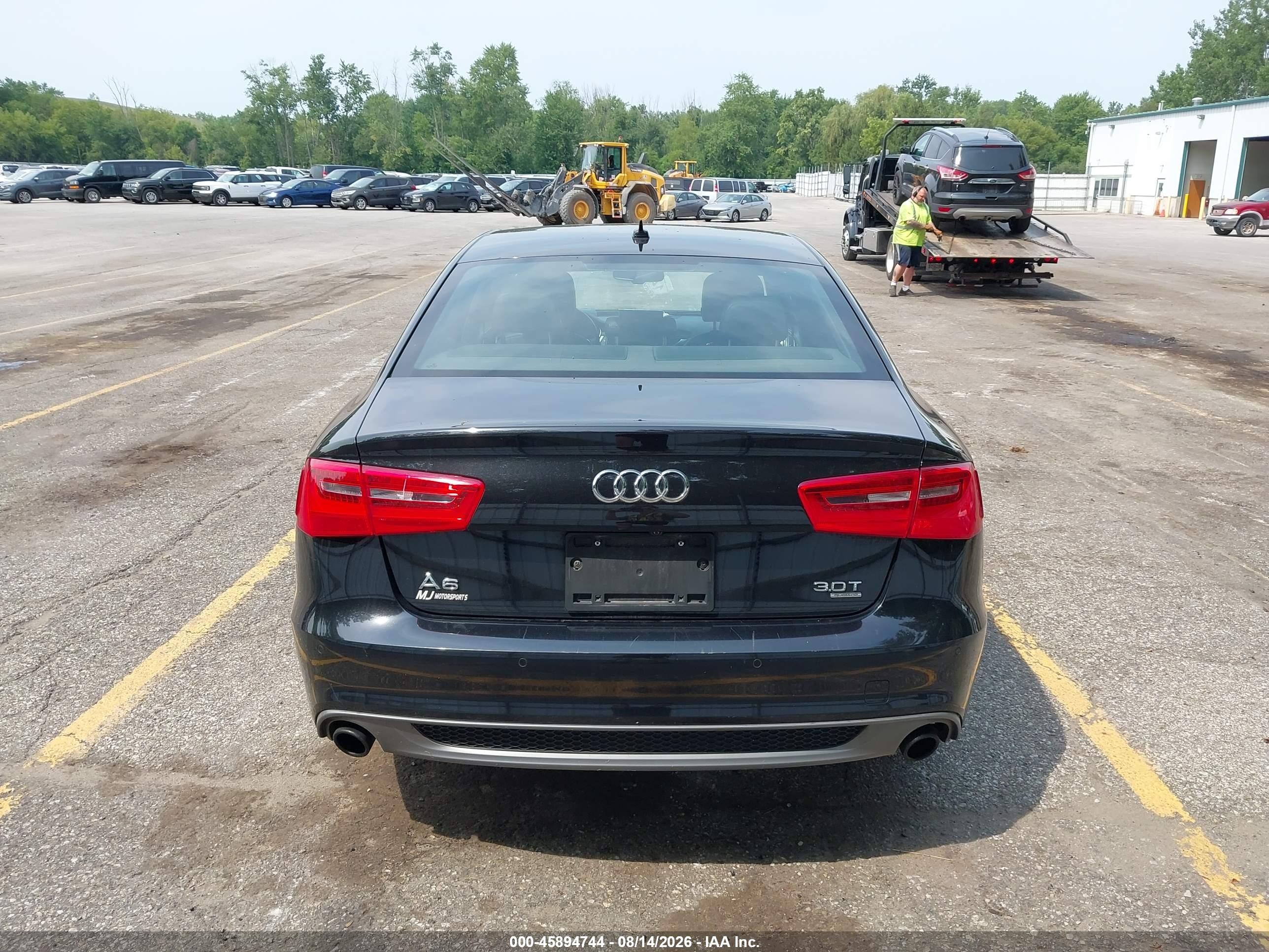 2013 Audi A6 3.0t Premium Black vin: WAUJGBFC2DN014369