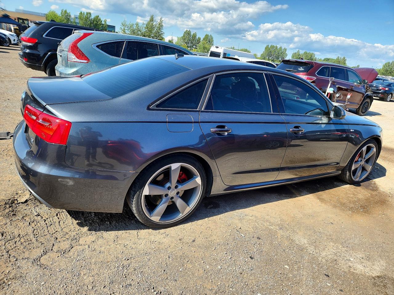 2015 Audi A6 Prestige Gray vin: WAUJGCFCXFN008599