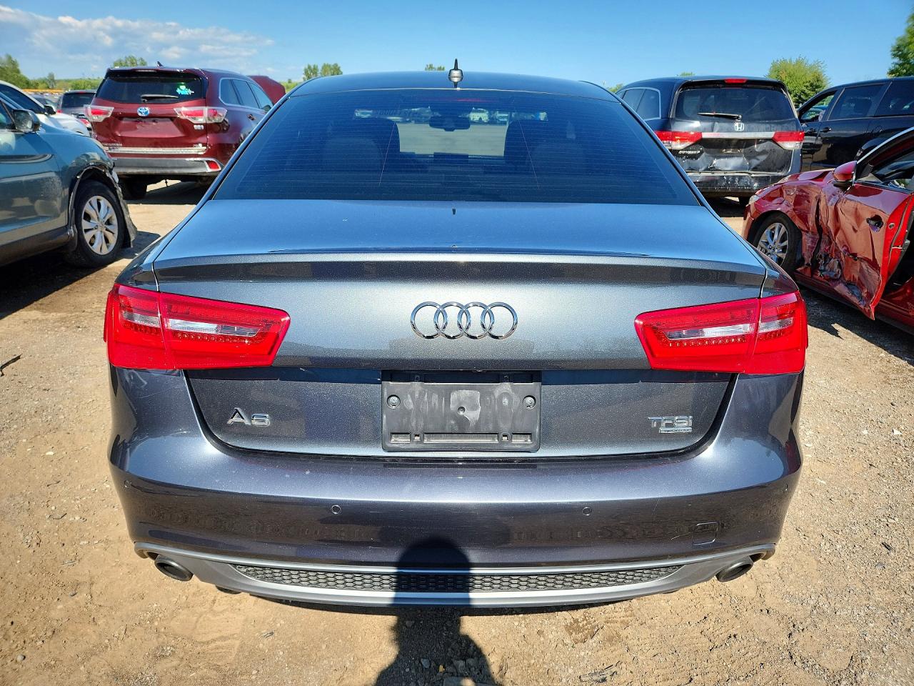 2015 Audi A6 Prestige Gray vin: WAUJGCFCXFN008599
