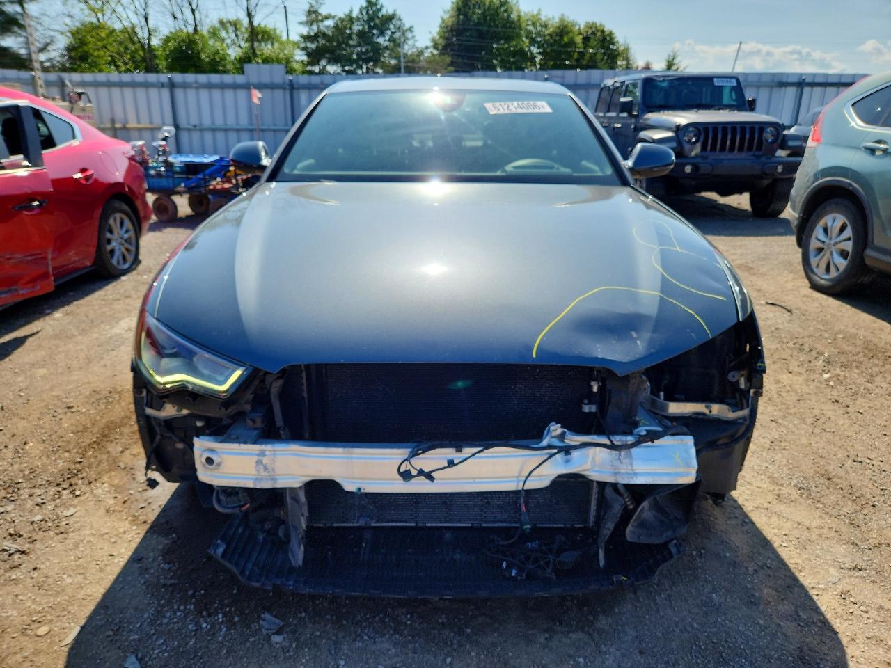 2015 Audi A6 Prestige Gray vin: WAUJGCFCXFN008599
