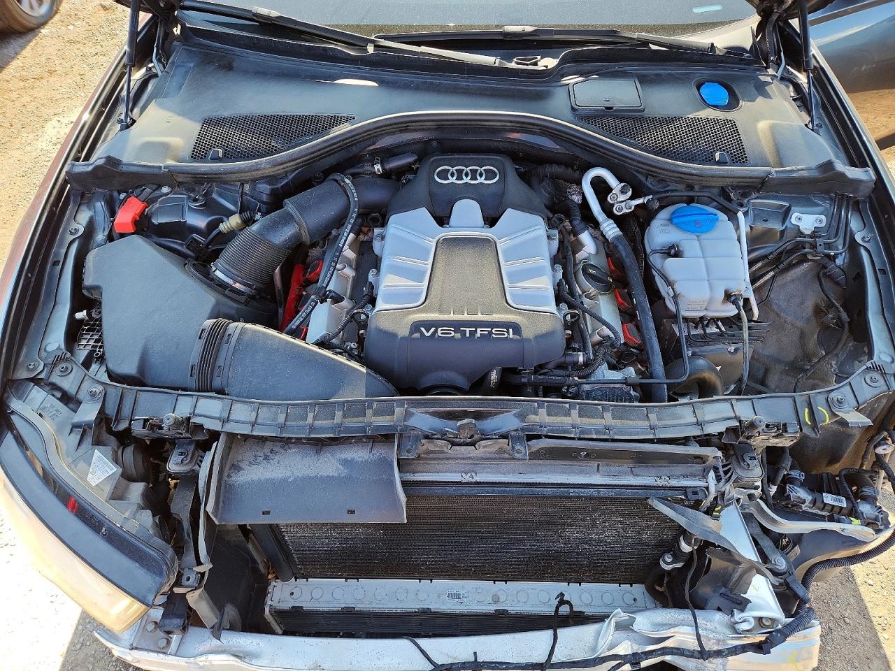 2015 Audi A6 Prestige Gray vin: WAUJGCFCXFN008599