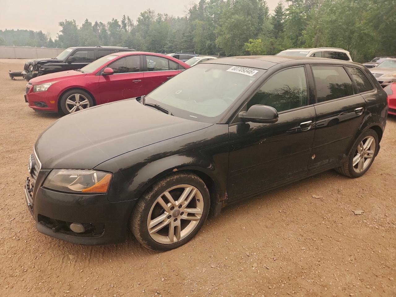 2012 Audi A3 Черный vin: WAUJJCFM5CA003615
