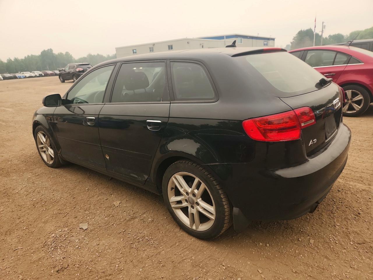 2012 Audi A3 Black vin: WAUJJCFM5CA003615