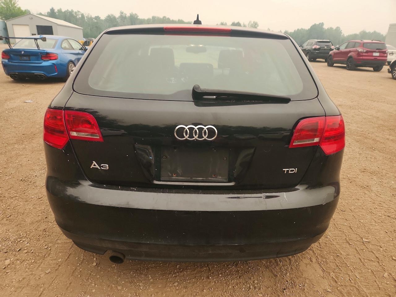 2012 Audi A3 Black vin: WAUJJCFM5CA003615