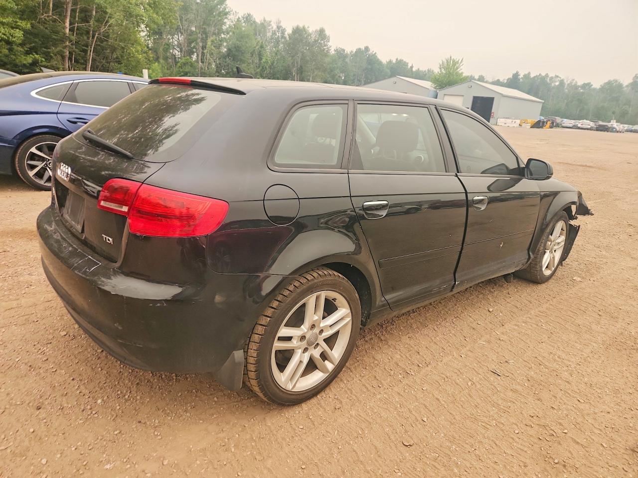 2012 Audi A3 Black vin: WAUJJCFM5CA003615