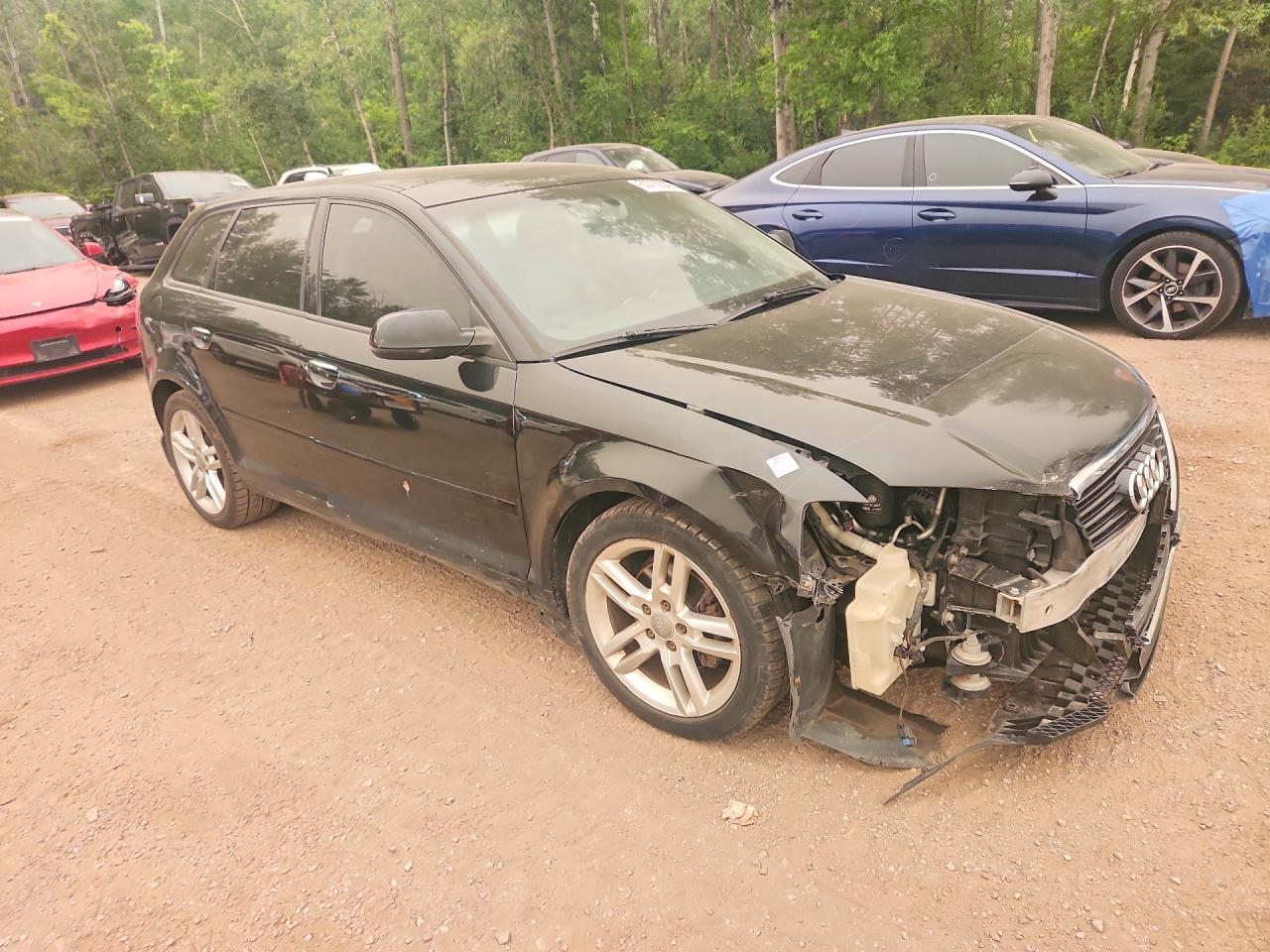 2012 Audi A3 Black vin: WAUJJCFM5CA003615