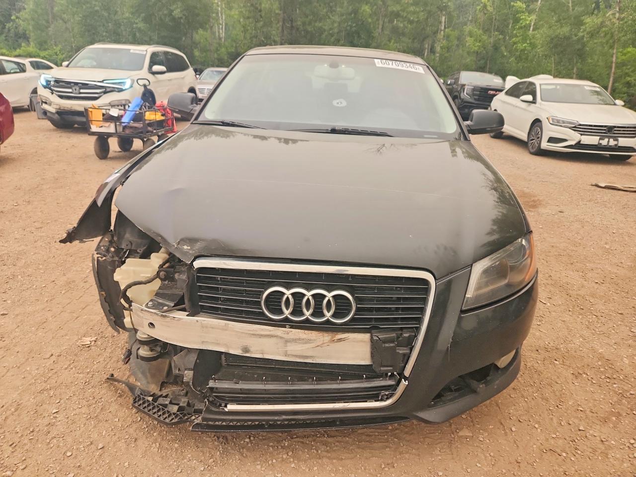 2012 Audi A3 Black vin: WAUJJCFM5CA003615