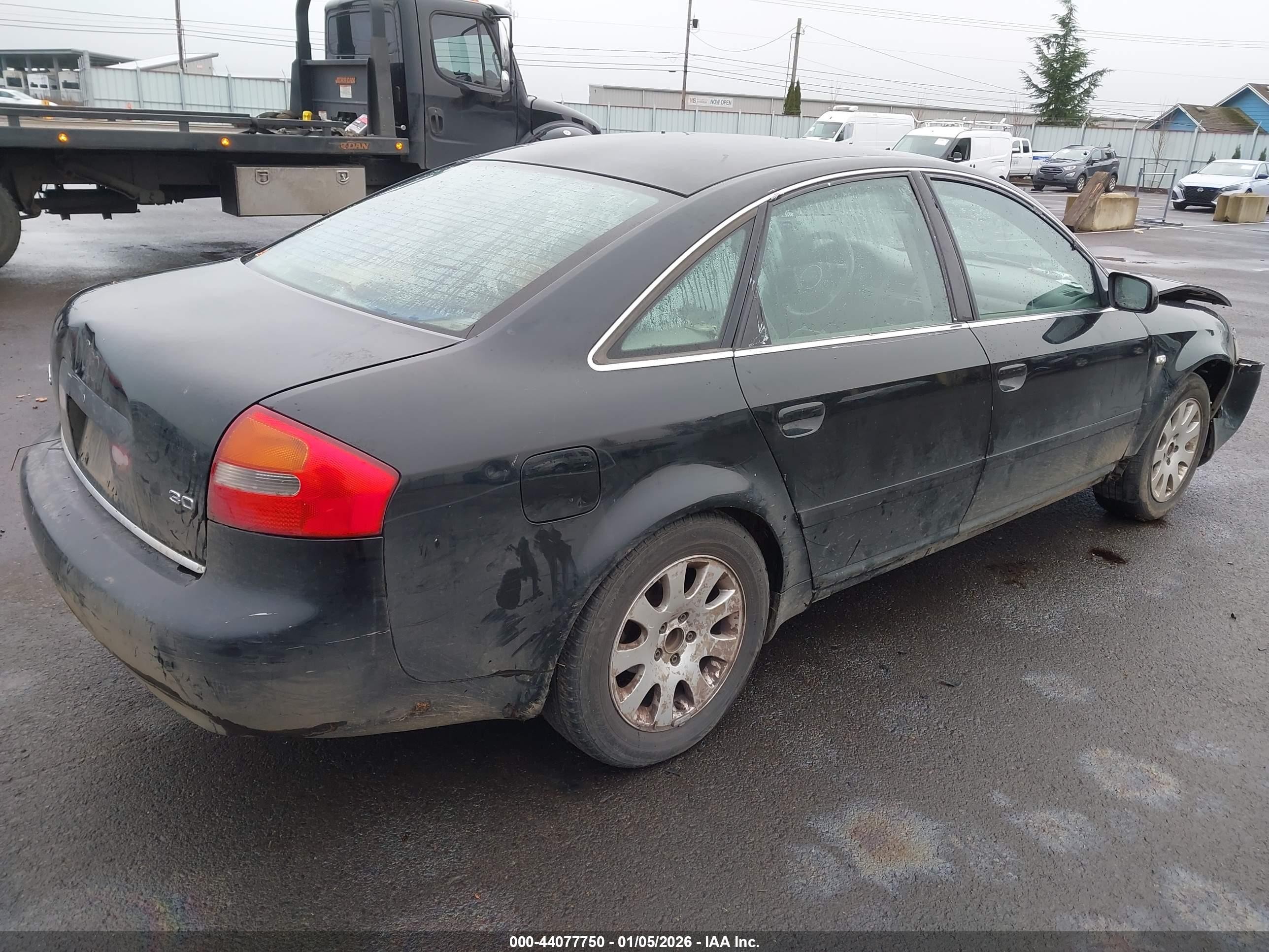 2003 Audi A6 3.0 Black vin: WAUJT54B93N025665