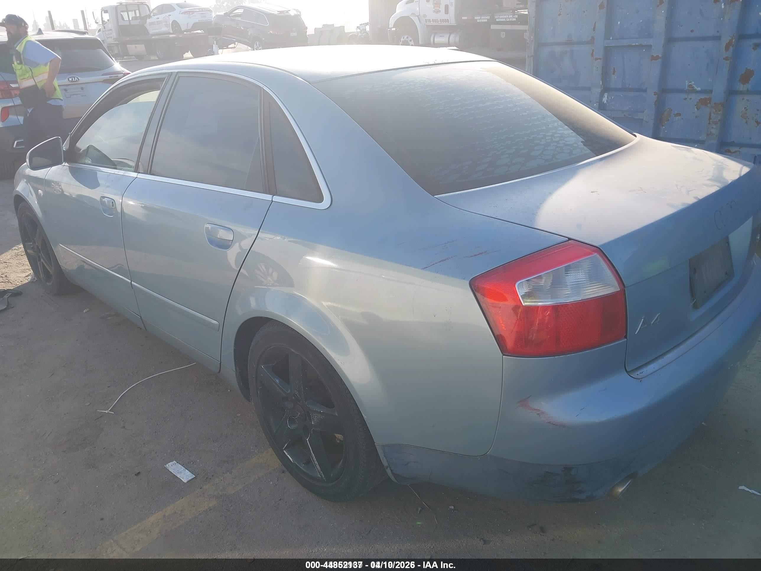 2002 Audi A4 3.0 Blue vin: WAUJT68E02A275876