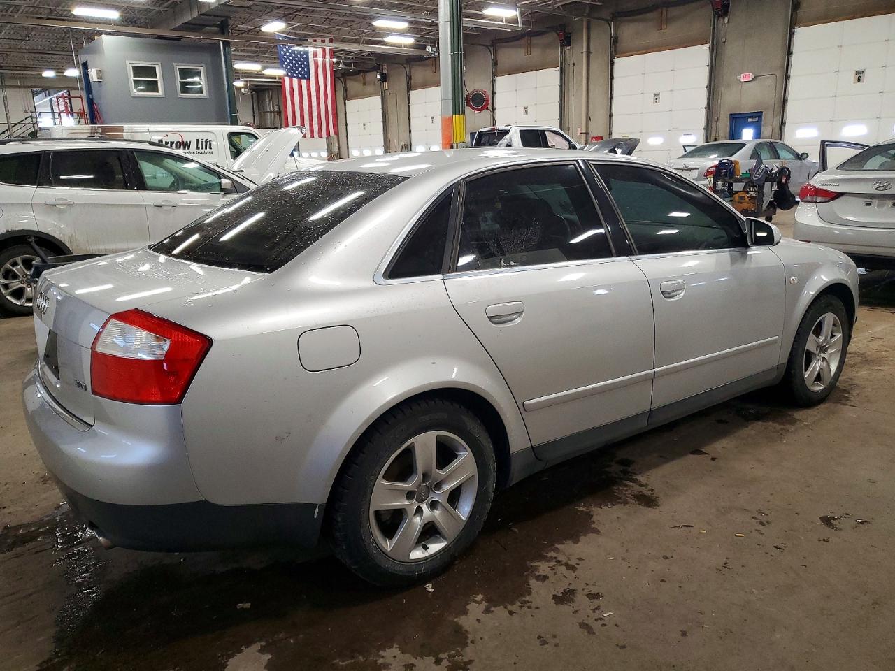 2002 Audi A4 3.0 Silver vin: WAUJT68EX2A295150