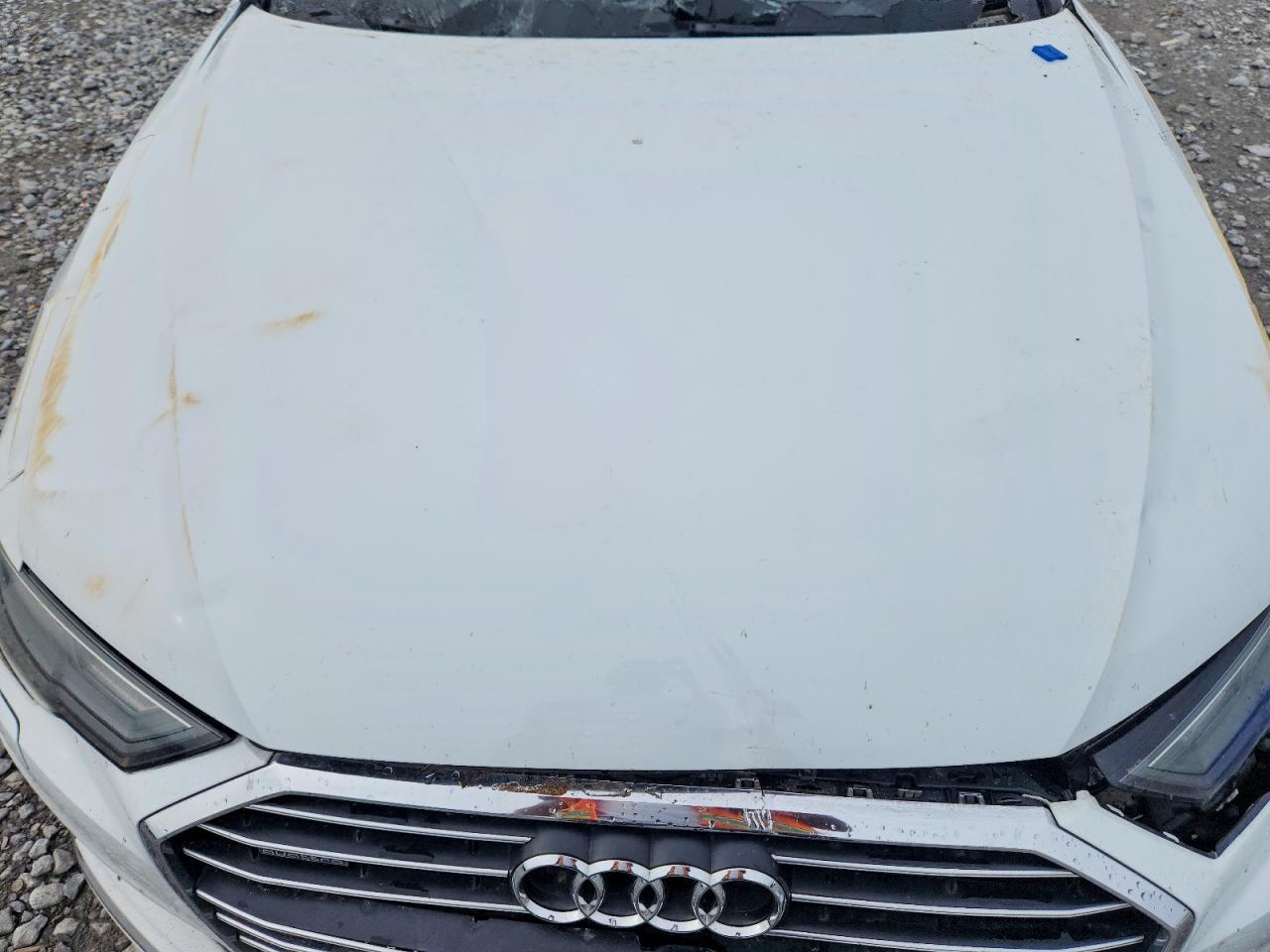 2019 Audi A6 Premium White vin: WAUK2AF28KN080359