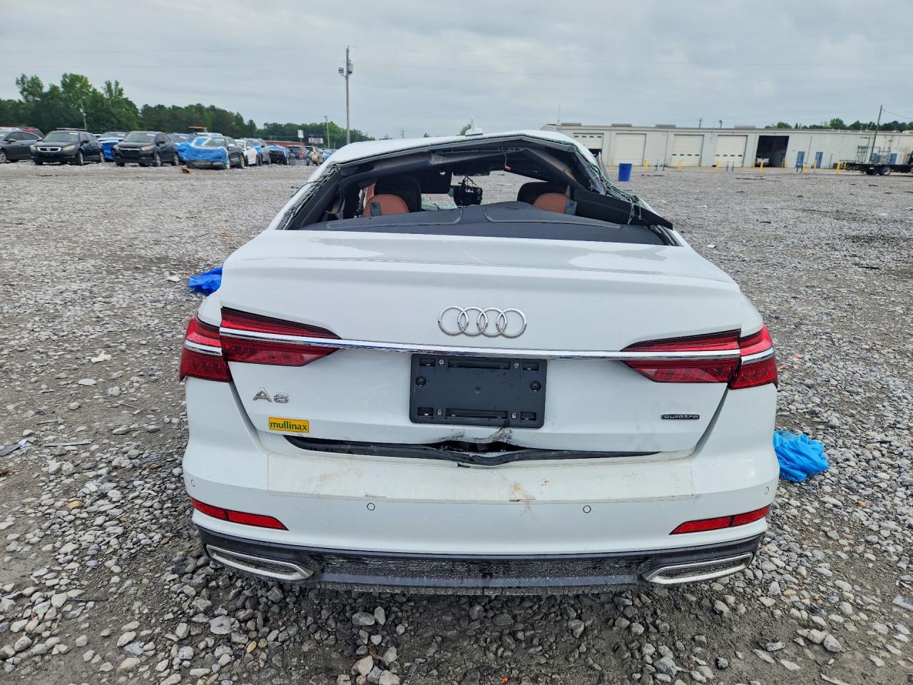 2019 Audi A6 Premium White vin: WAUK2AF28KN080359