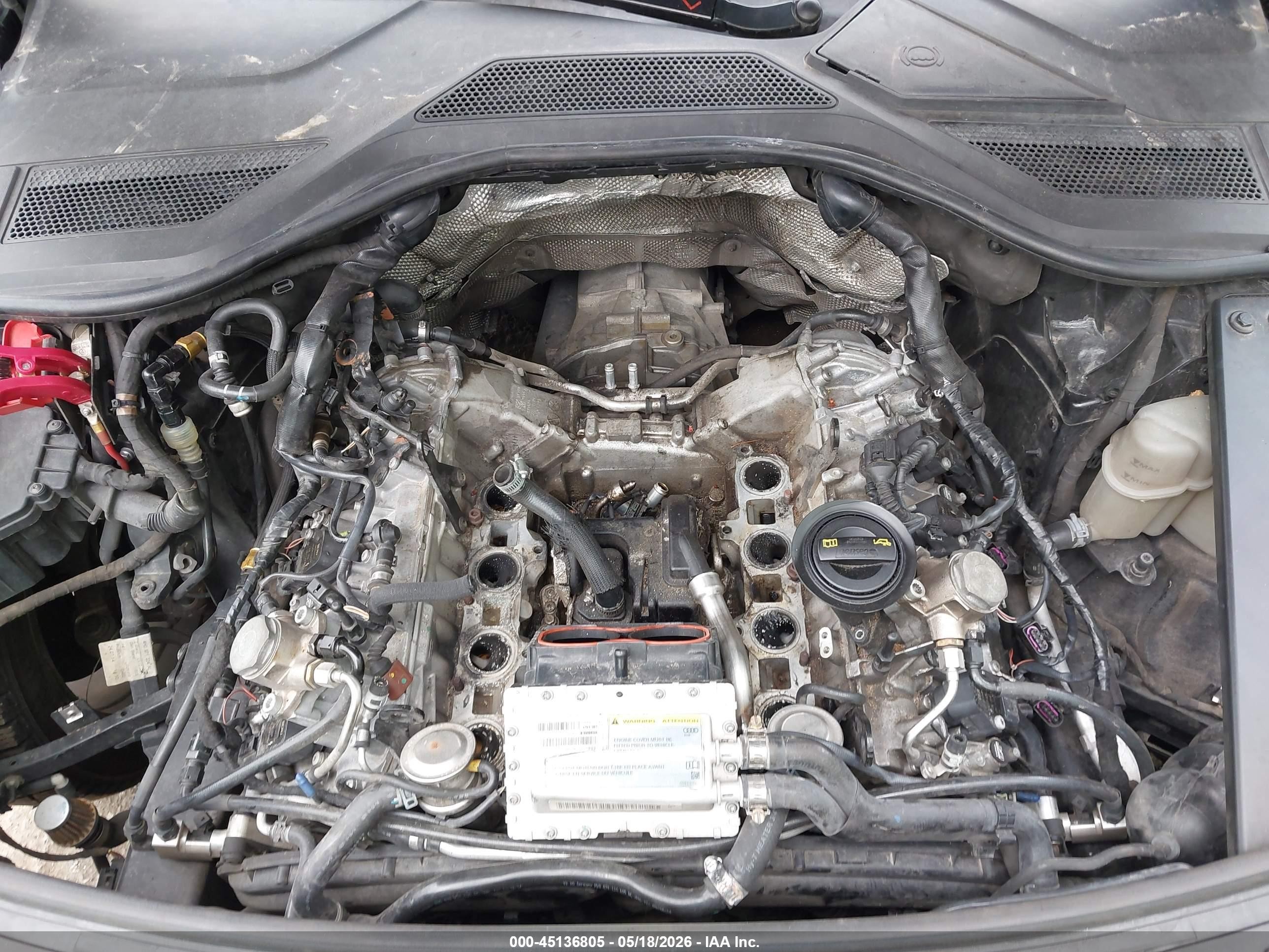 2015 Audi S8 4.0t Черный vin: WAUK2AFD0FN015397
