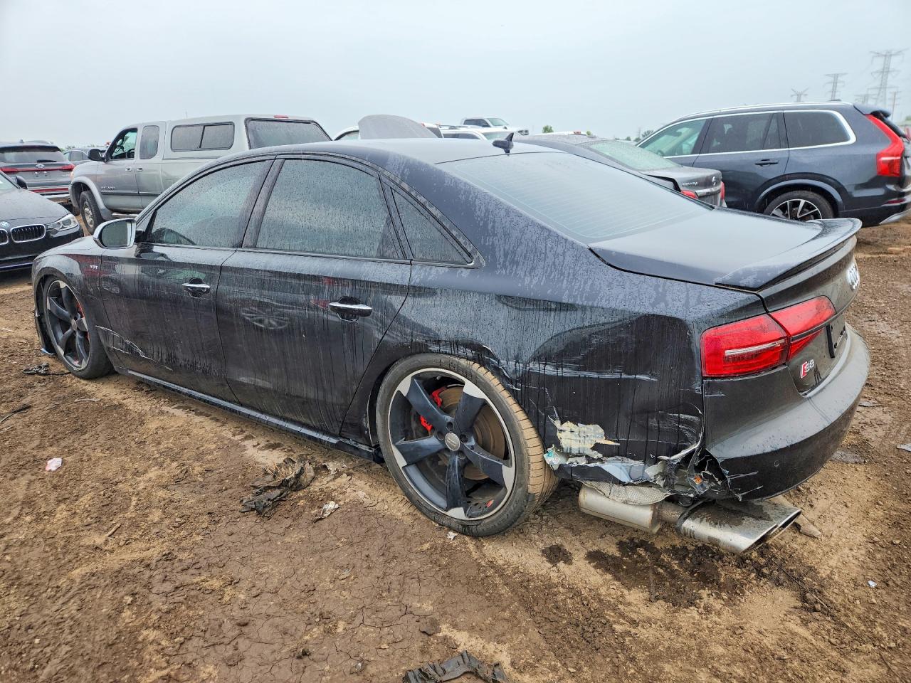 2015 Audi S8 Quattro Black vin: WAUK2AFD5FN015248