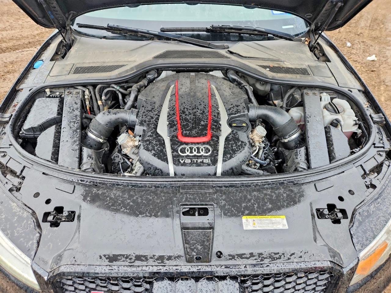 2015 Audi S8 Quattro Black vin: WAUK2AFD5FN015248
